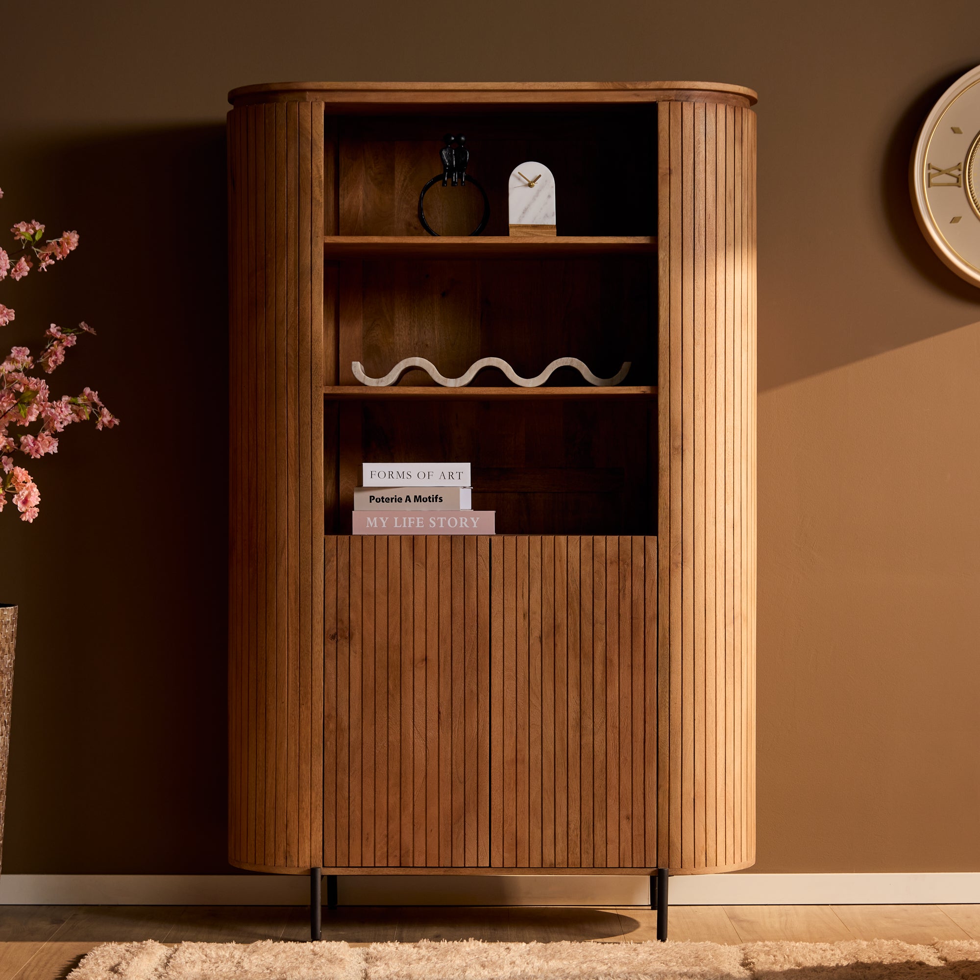 Wandkast Solana | 115 cm | Naturel - STF