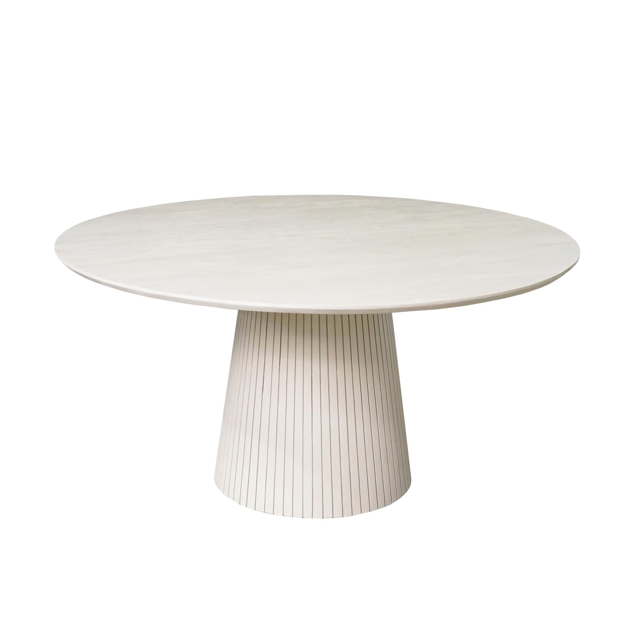 Ronde eettafel Solana Zand Mangohout 130 cm - STF