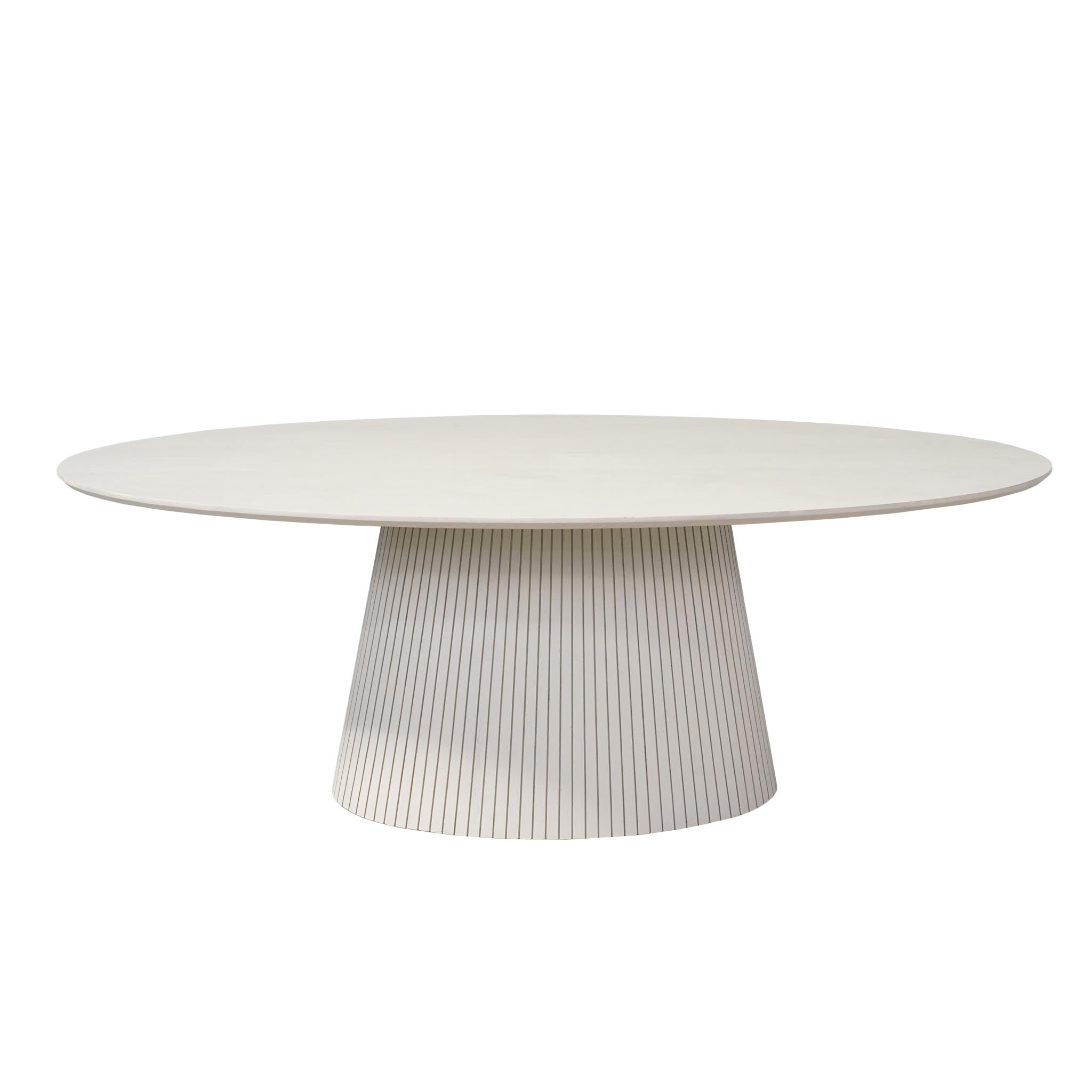 Ovale eettafel Solana Zand Mangohout 210 cm - STF