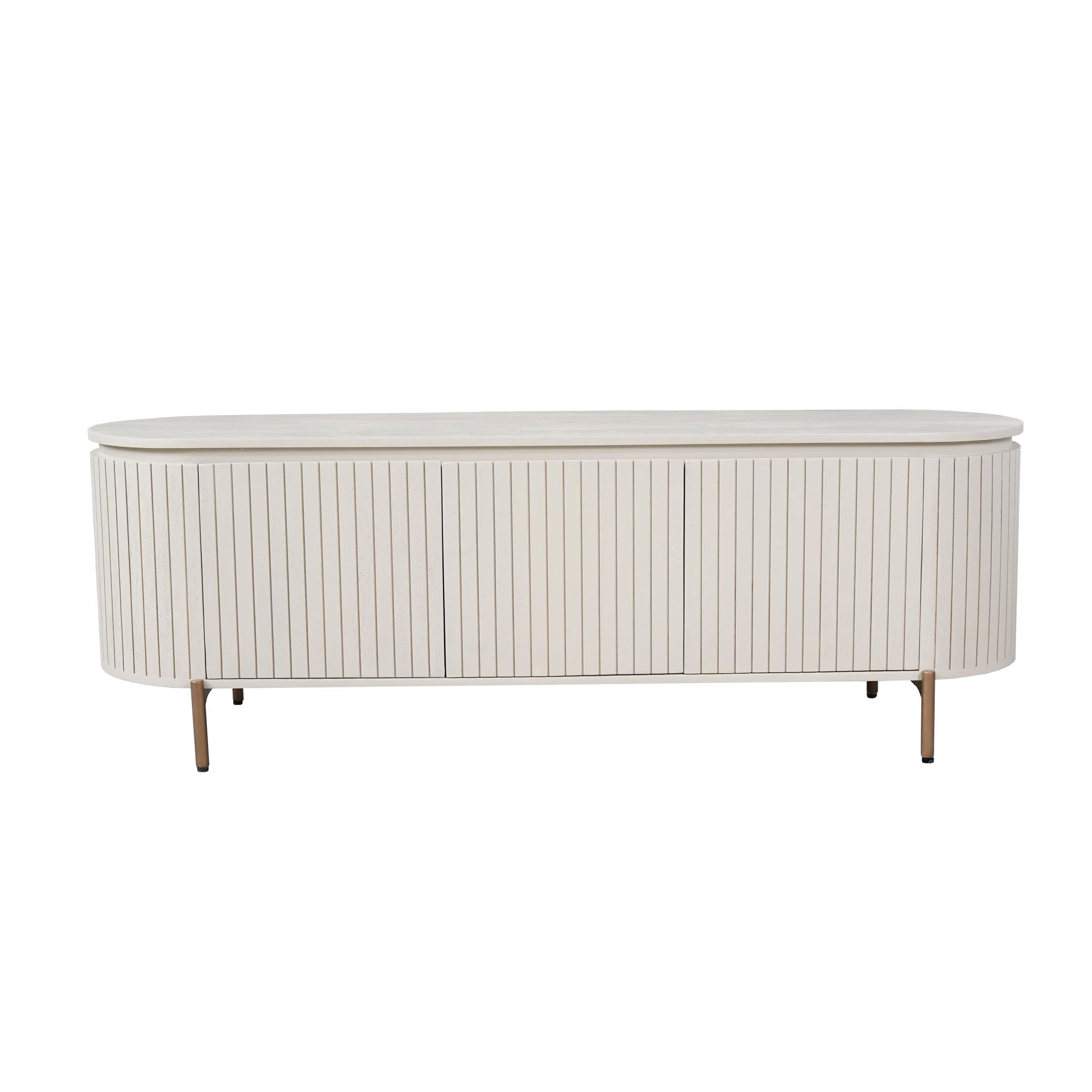 TV-meubel Solana zand mangohout 165 cm - STF