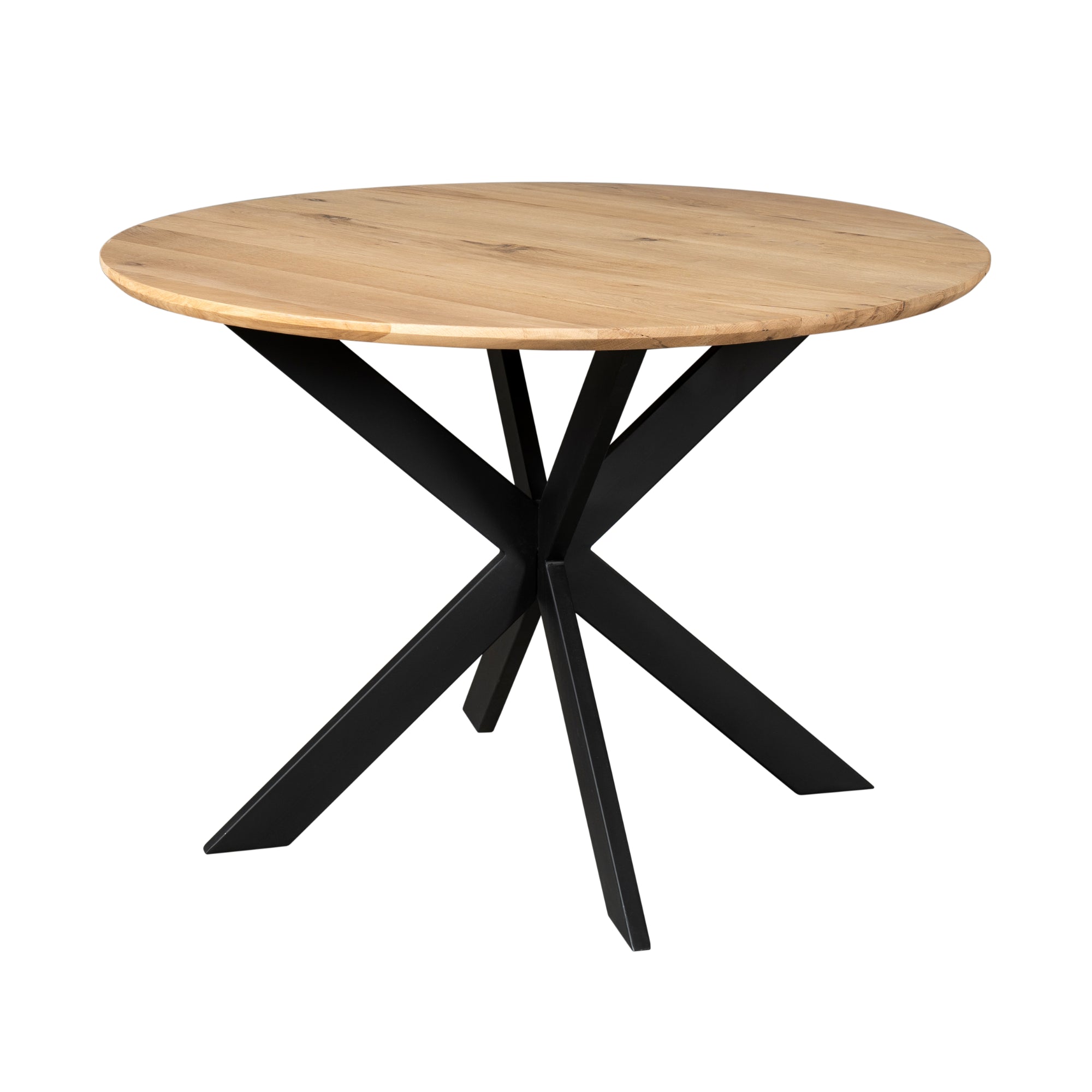 Eiken eettafel Ferris | Rond 110 cm | Naturel - STF