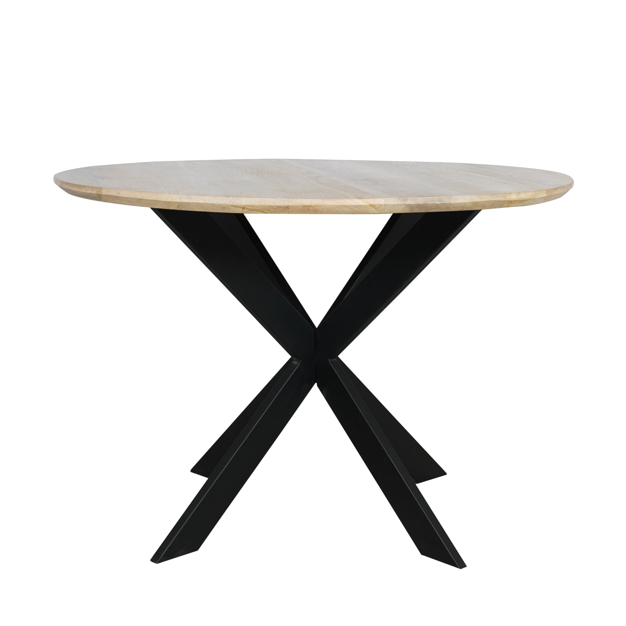Table de salle à manger en chêne Ferris | Ronde 110 cm | Naturel - STF