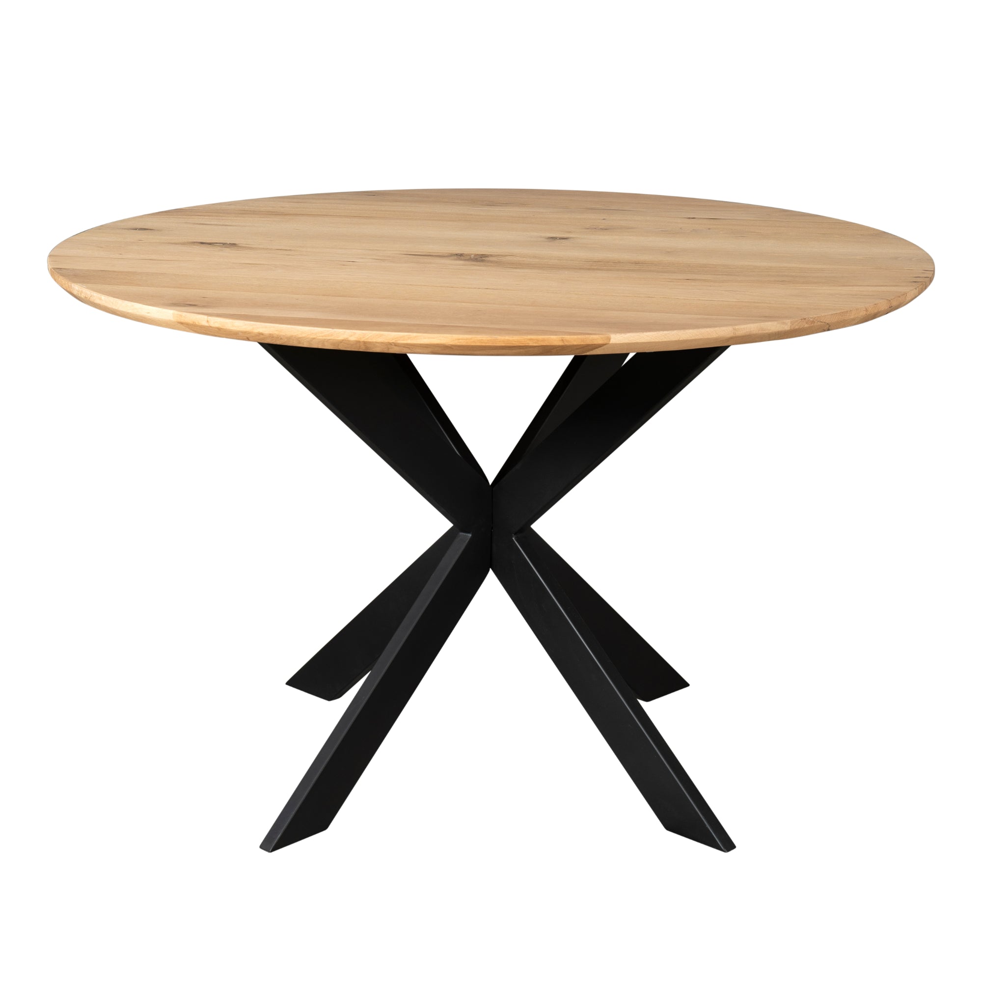 Table de salle à manger ronde en chêne Ferris | Ø 130 cm | Naturel - STF