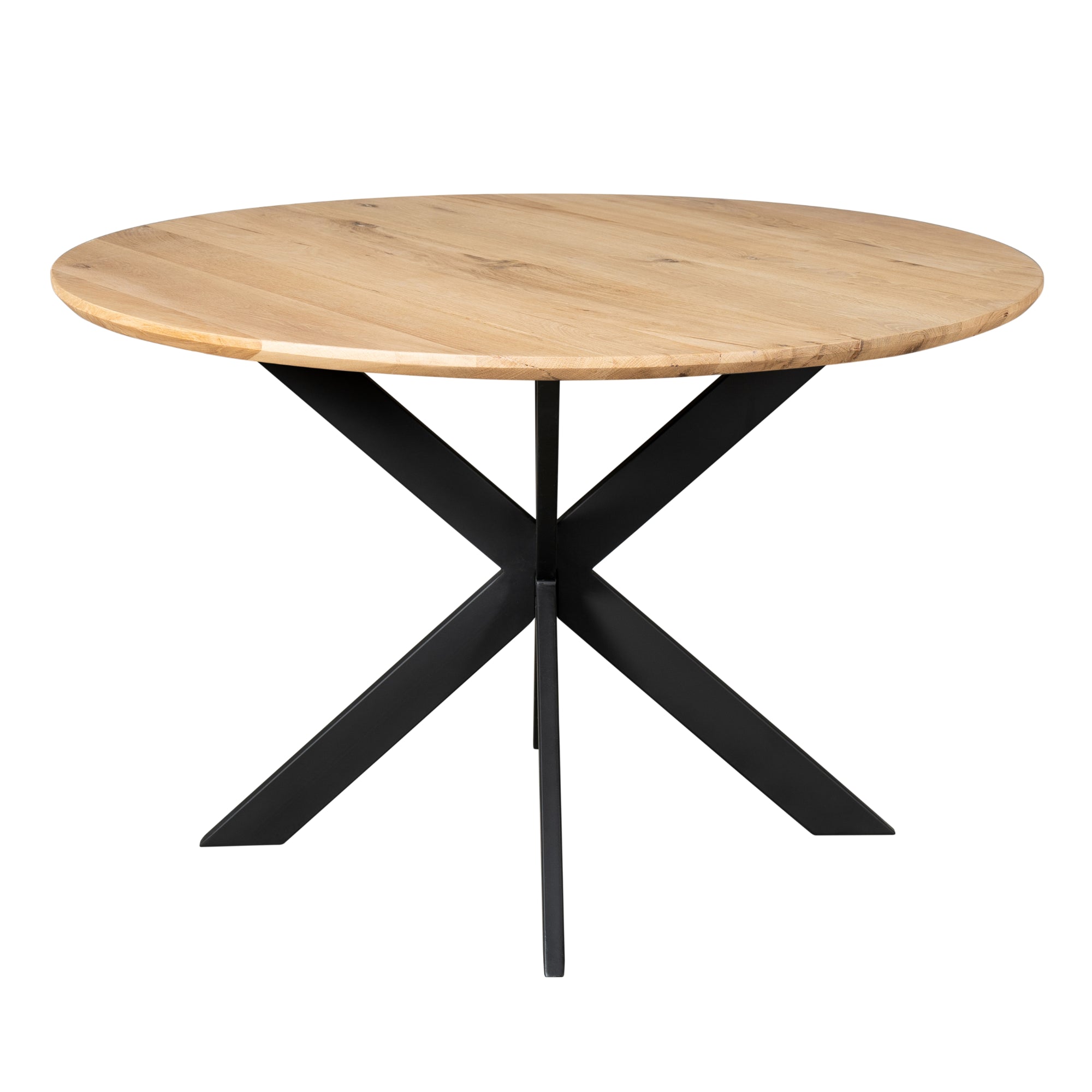 Table de salle à manger ronde en chêne Ferris | Ø 130 cm | Naturel - STF