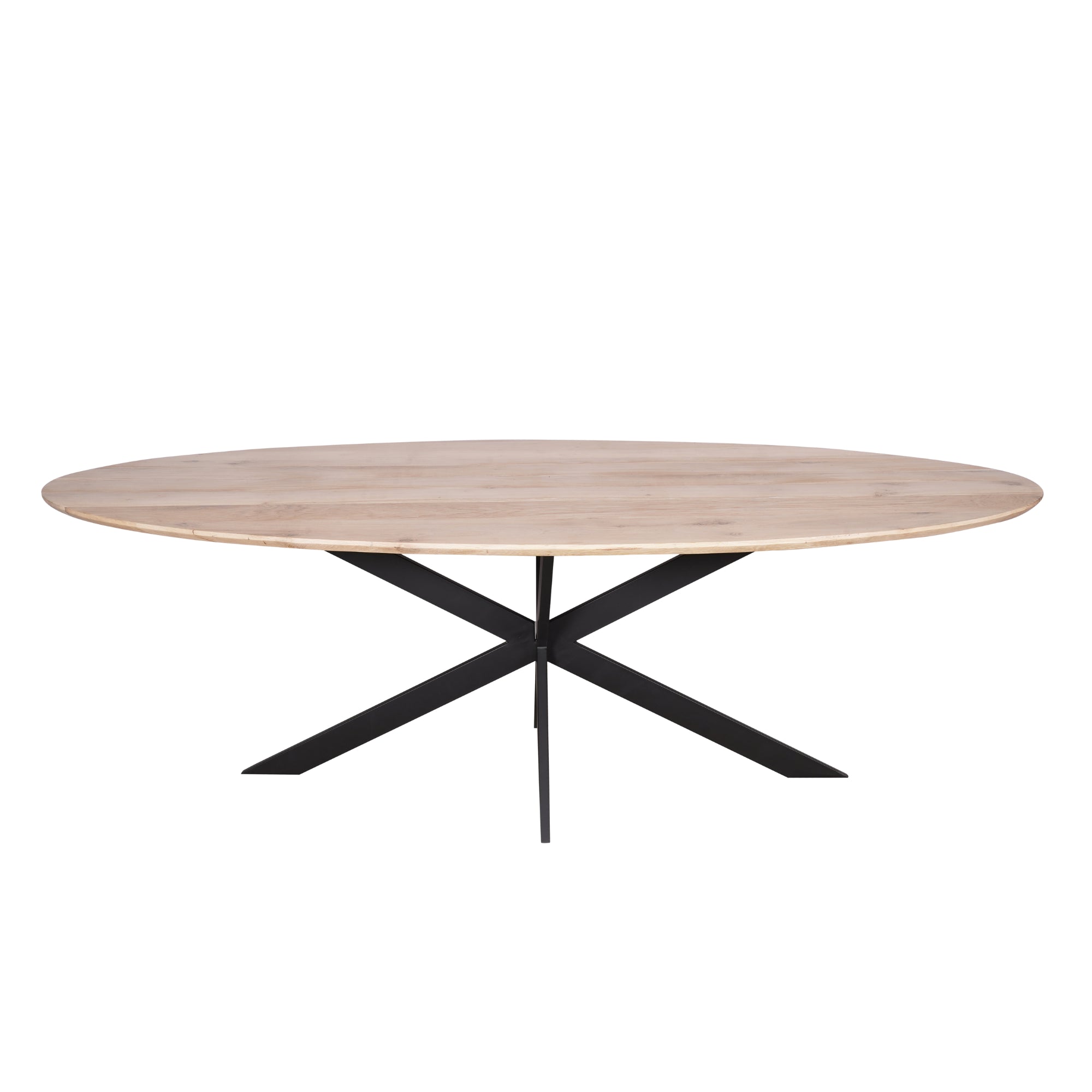 Eiken eettafel Ferris | Ovaal 210 cm | Naturel - STF