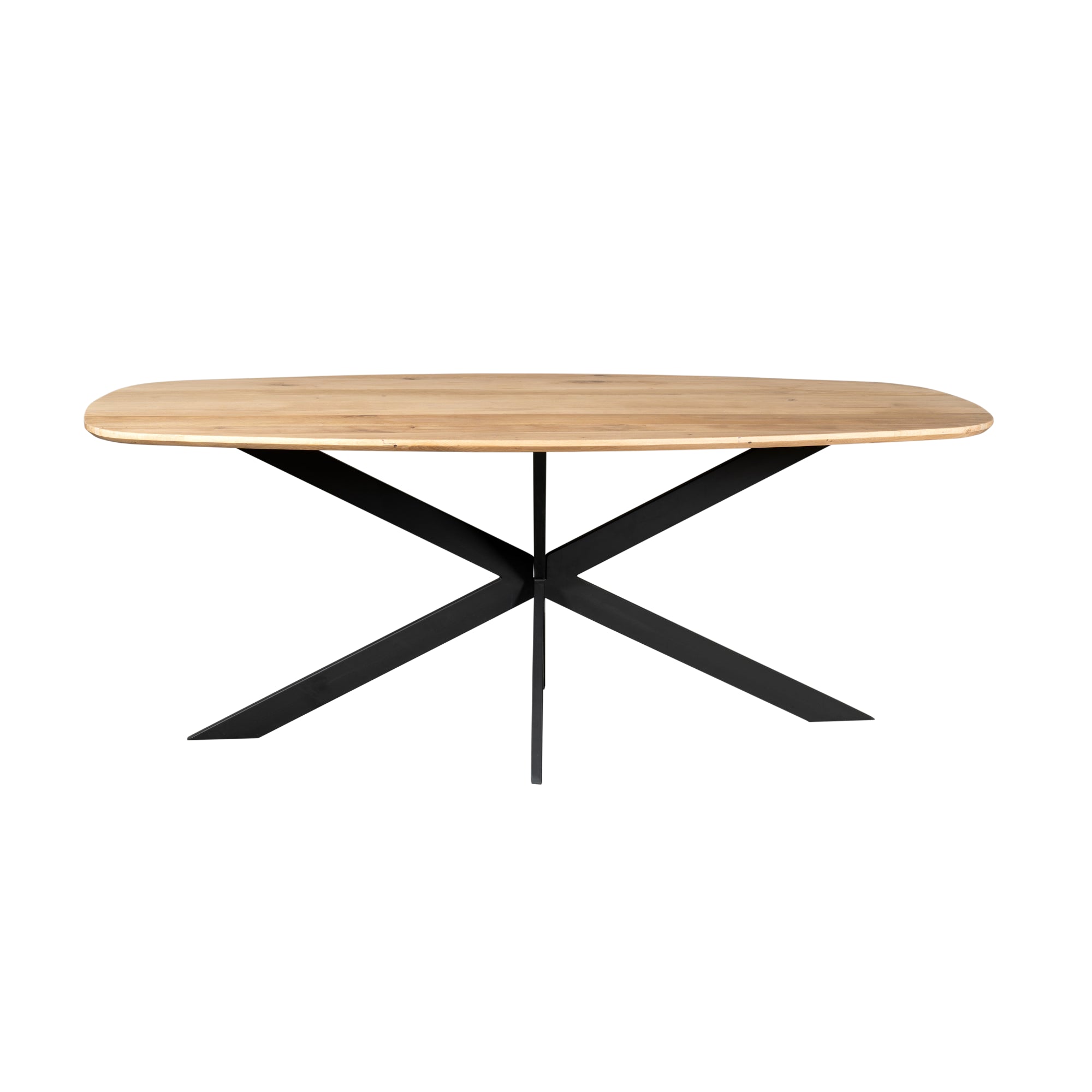 Eiken eettafel Ferris | Deens Ovaal 200 cm | Naturel - STF
