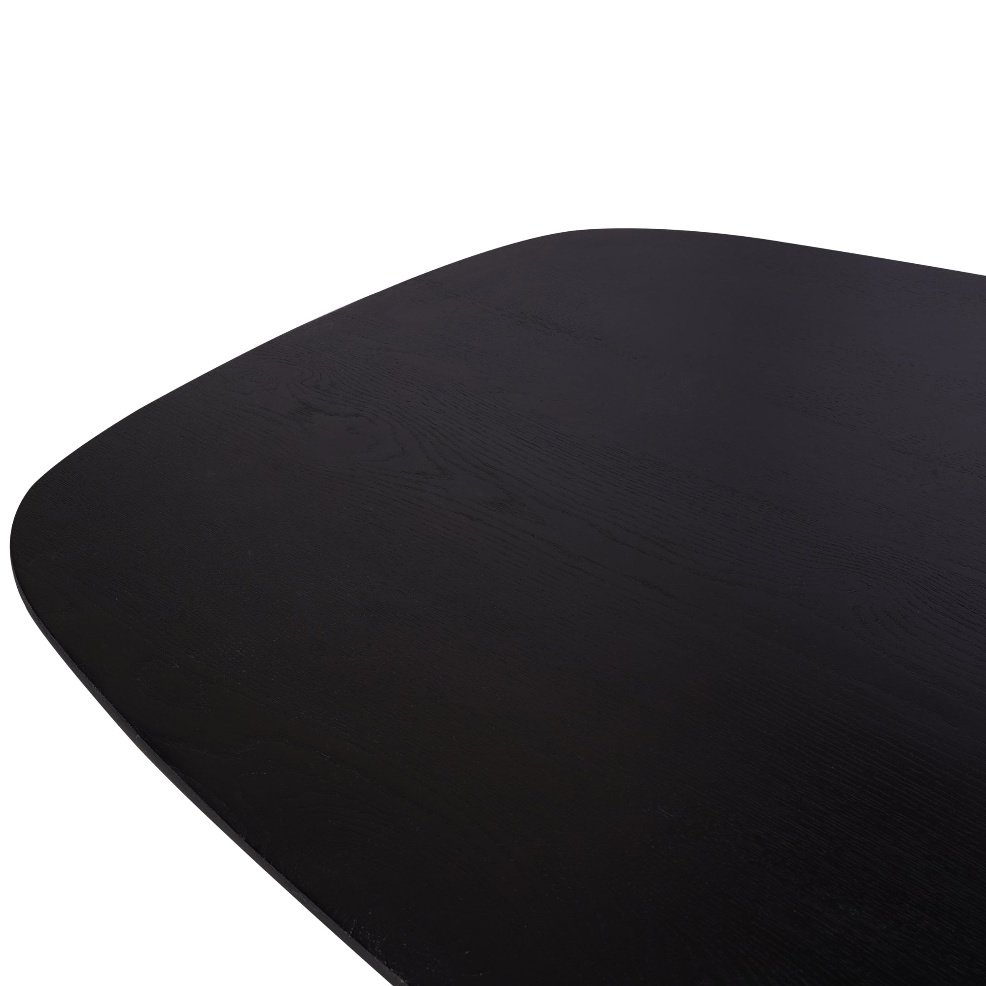 Table à manger en chêne Ferris | Danois ovale 200 cm | Noir - STF