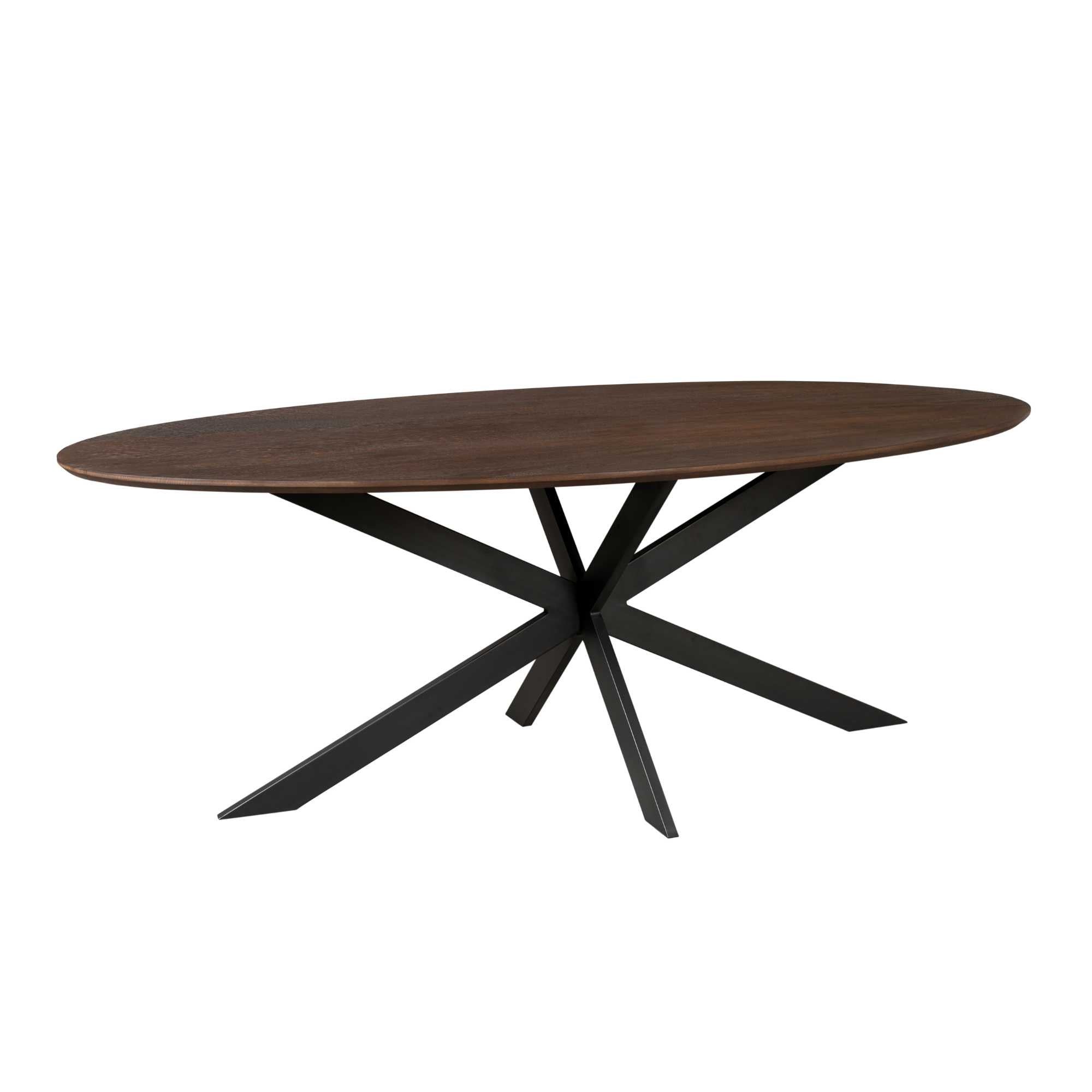 Eiken eettafel Ferris | Ovaal 280 cm | Bruin - STF