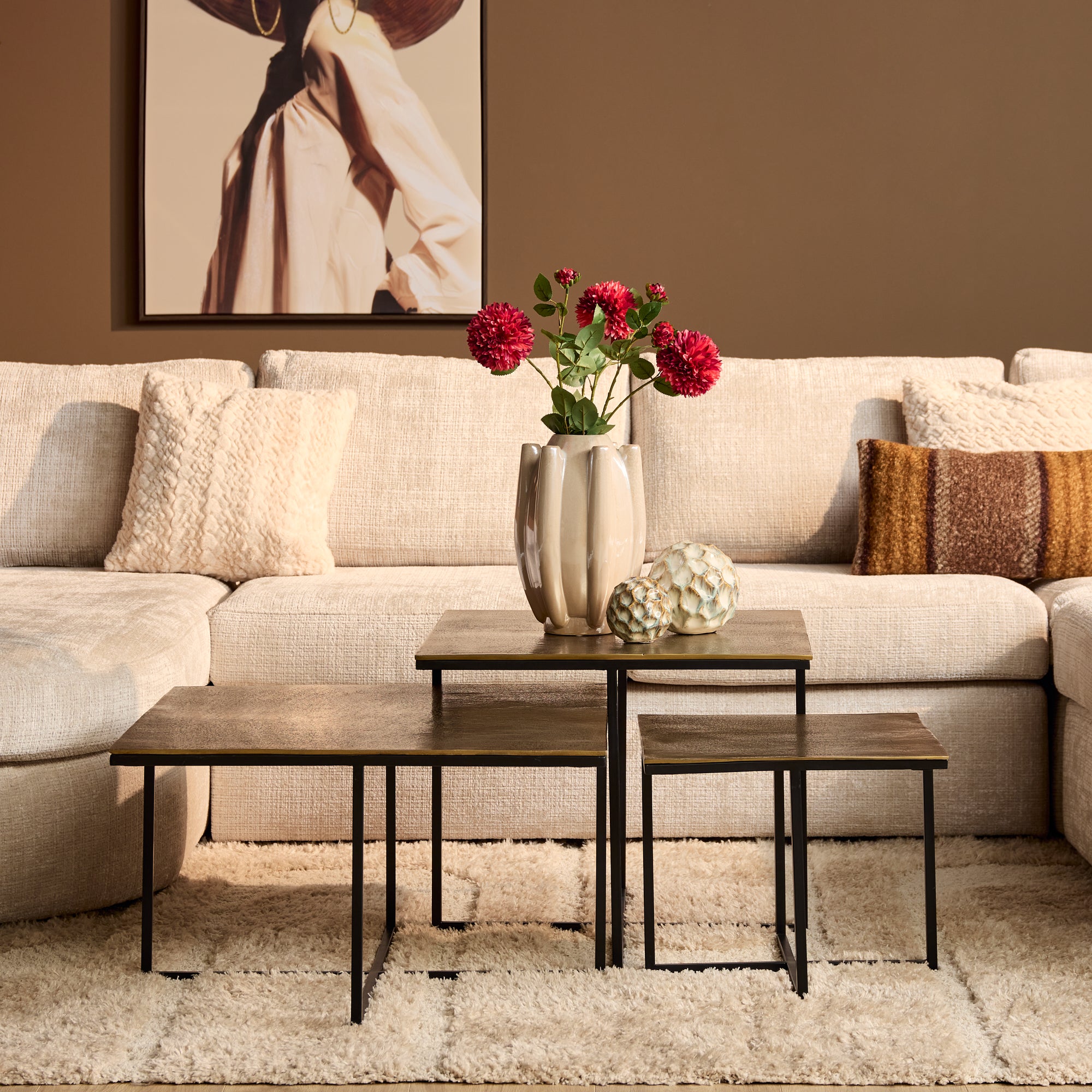 Table basse Joelle | Ensemble de 3 - STF