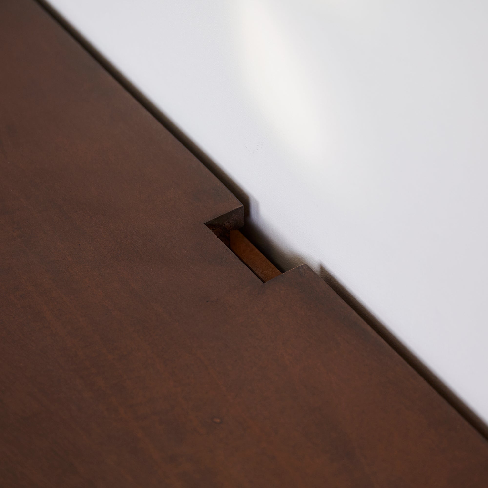 Zwevend tv-meubel Vision Walnut 120 - STF