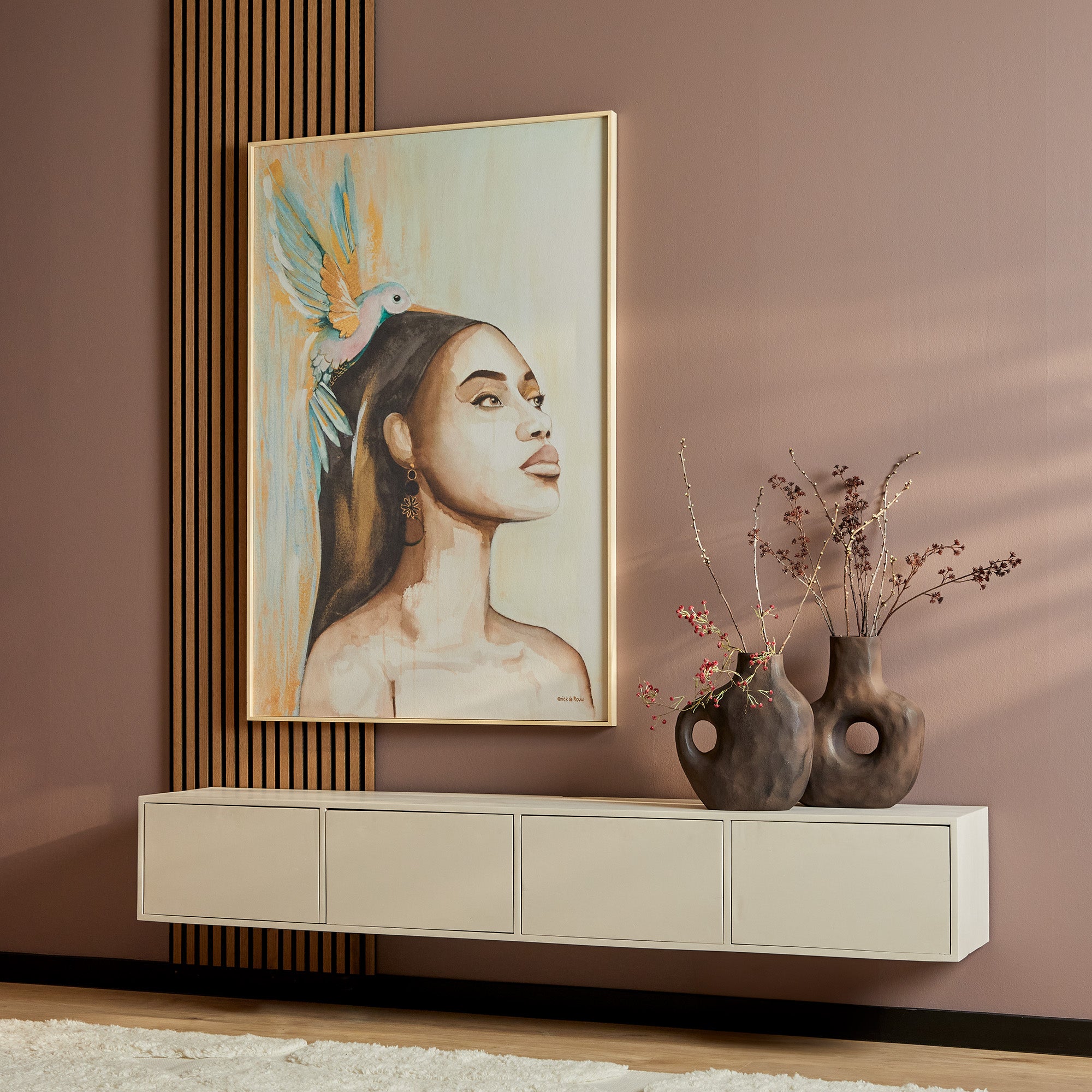 Zwevend tv-meubel Vision Sand 200 - STF