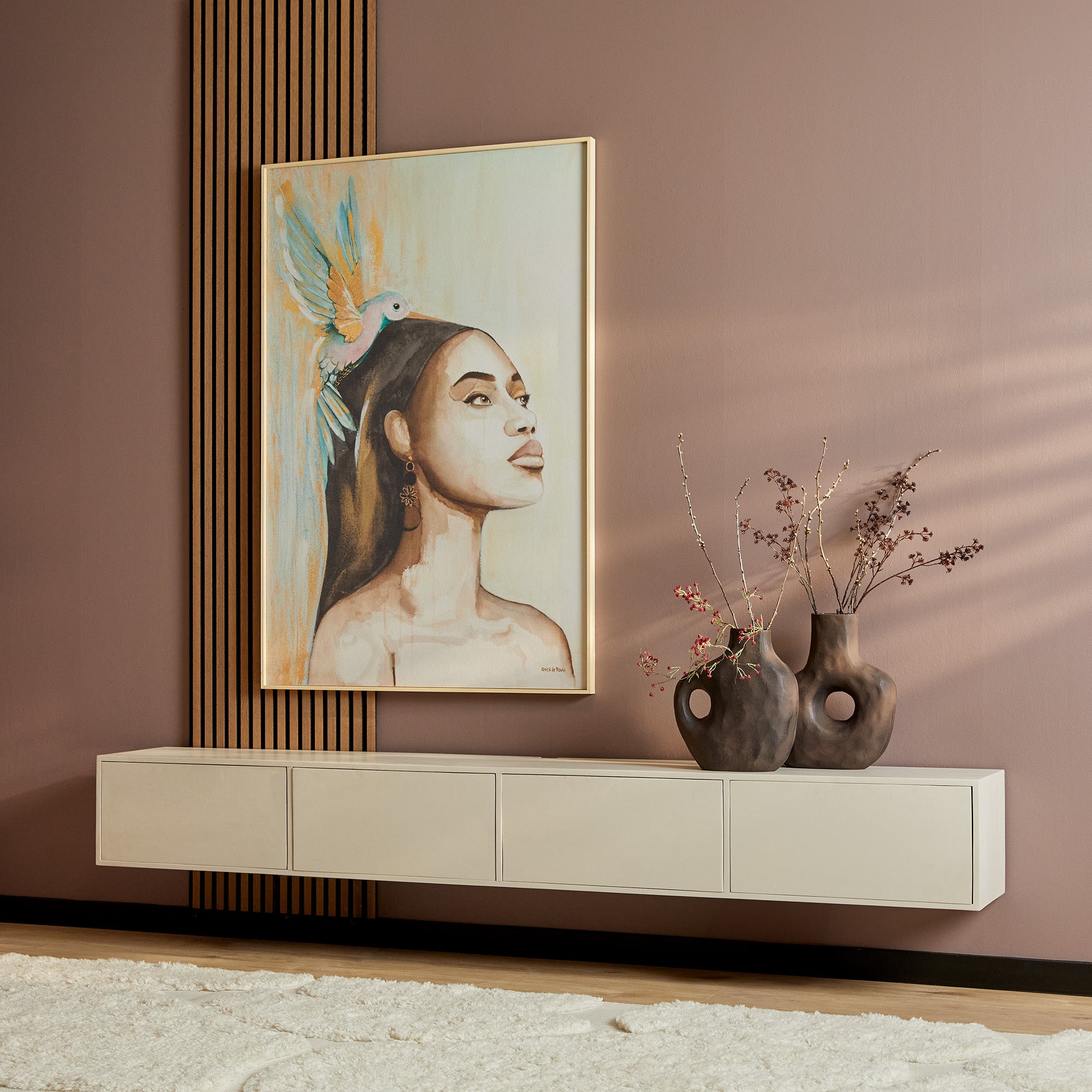 Zwevend tv-meubel Vision Sand 240 - STF