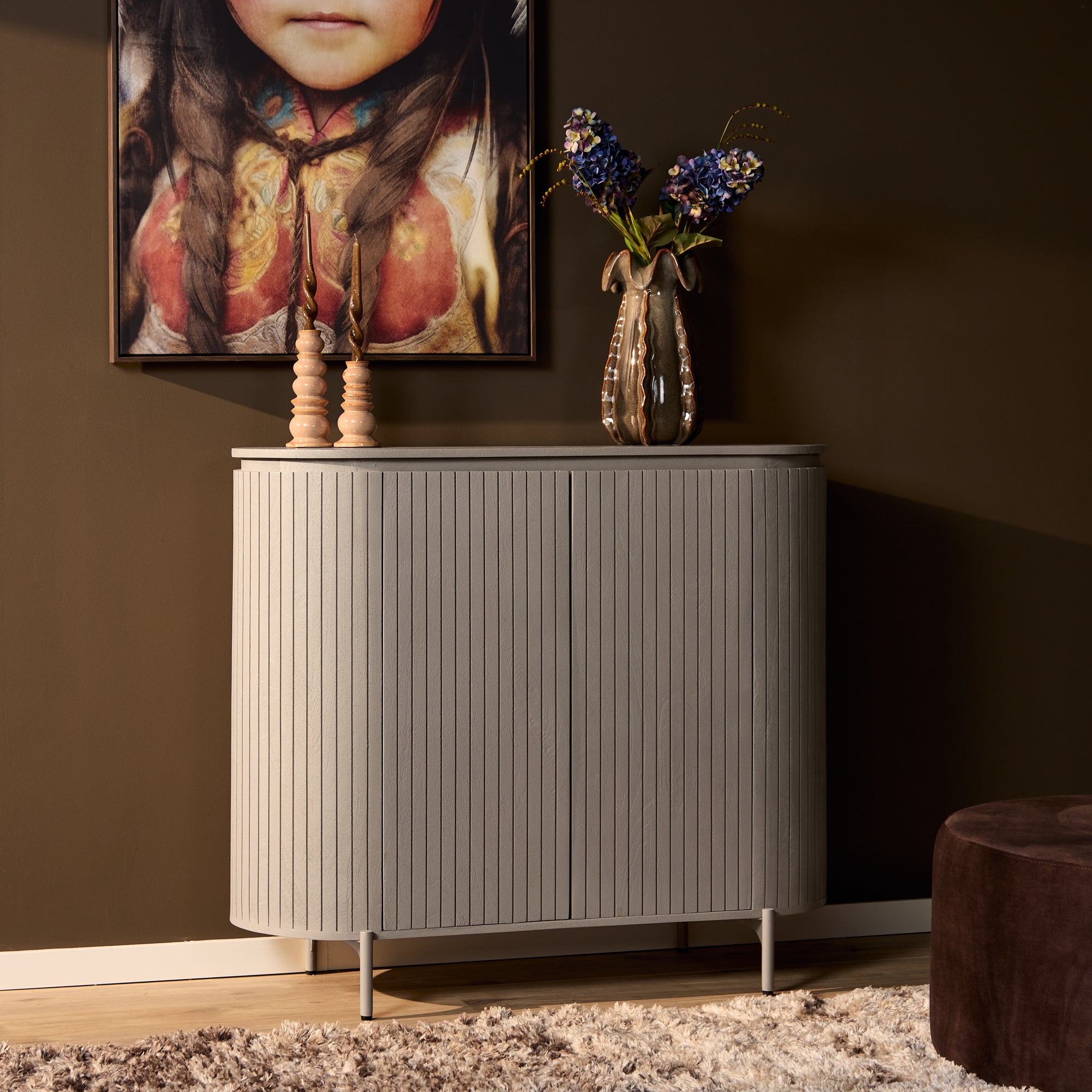 Kast Solana | 115 cm | Taupe - STF