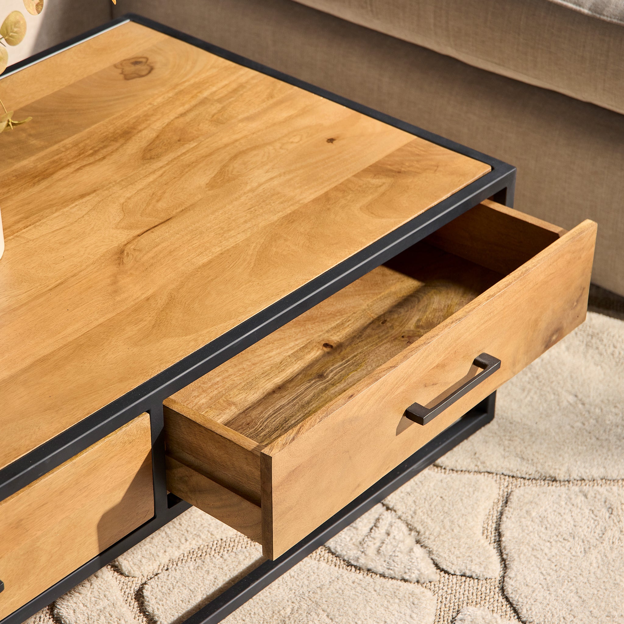 Salontafel Denver | Mangohout | 130x70 cm - STF