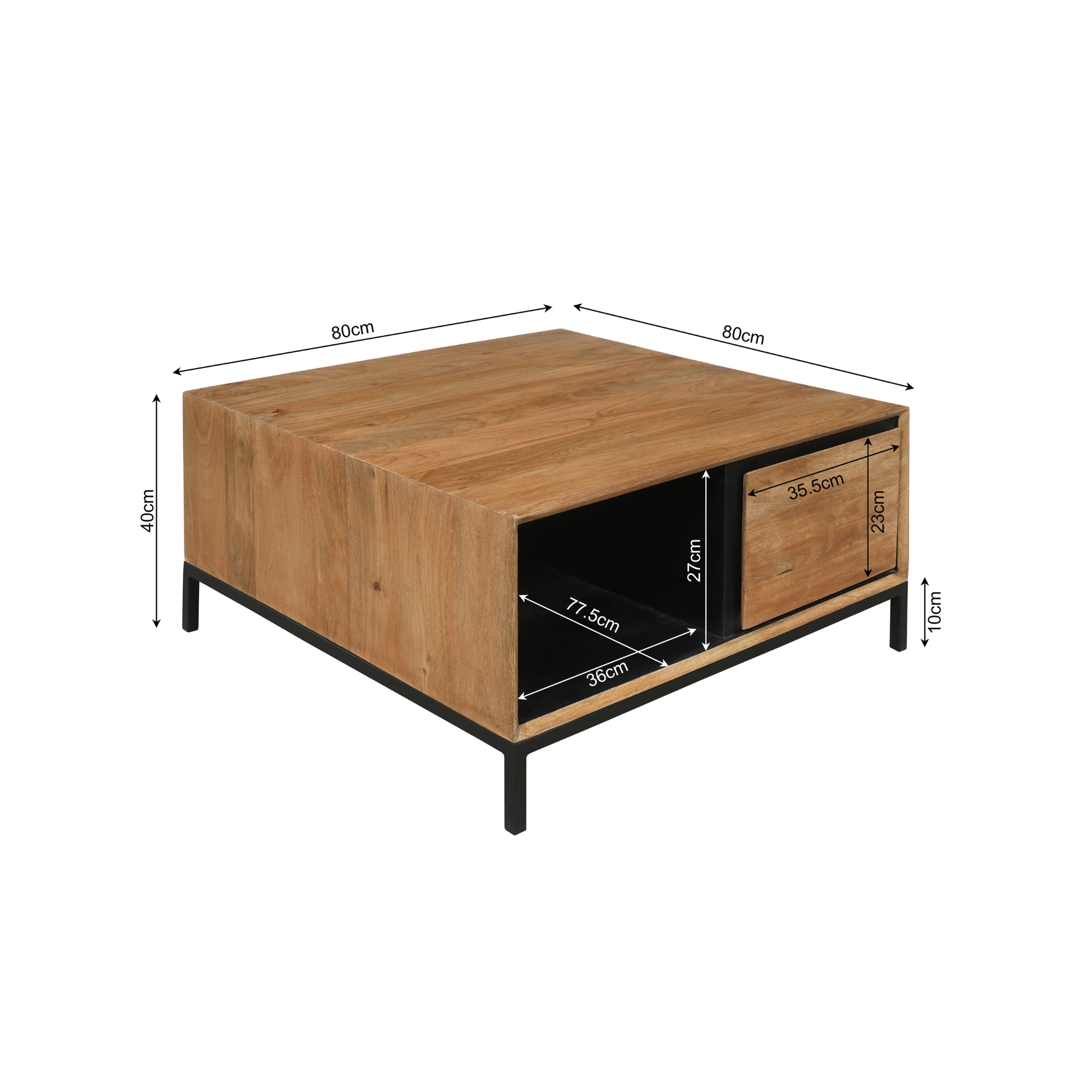 Salontafel RichWood | 80 cm - SF