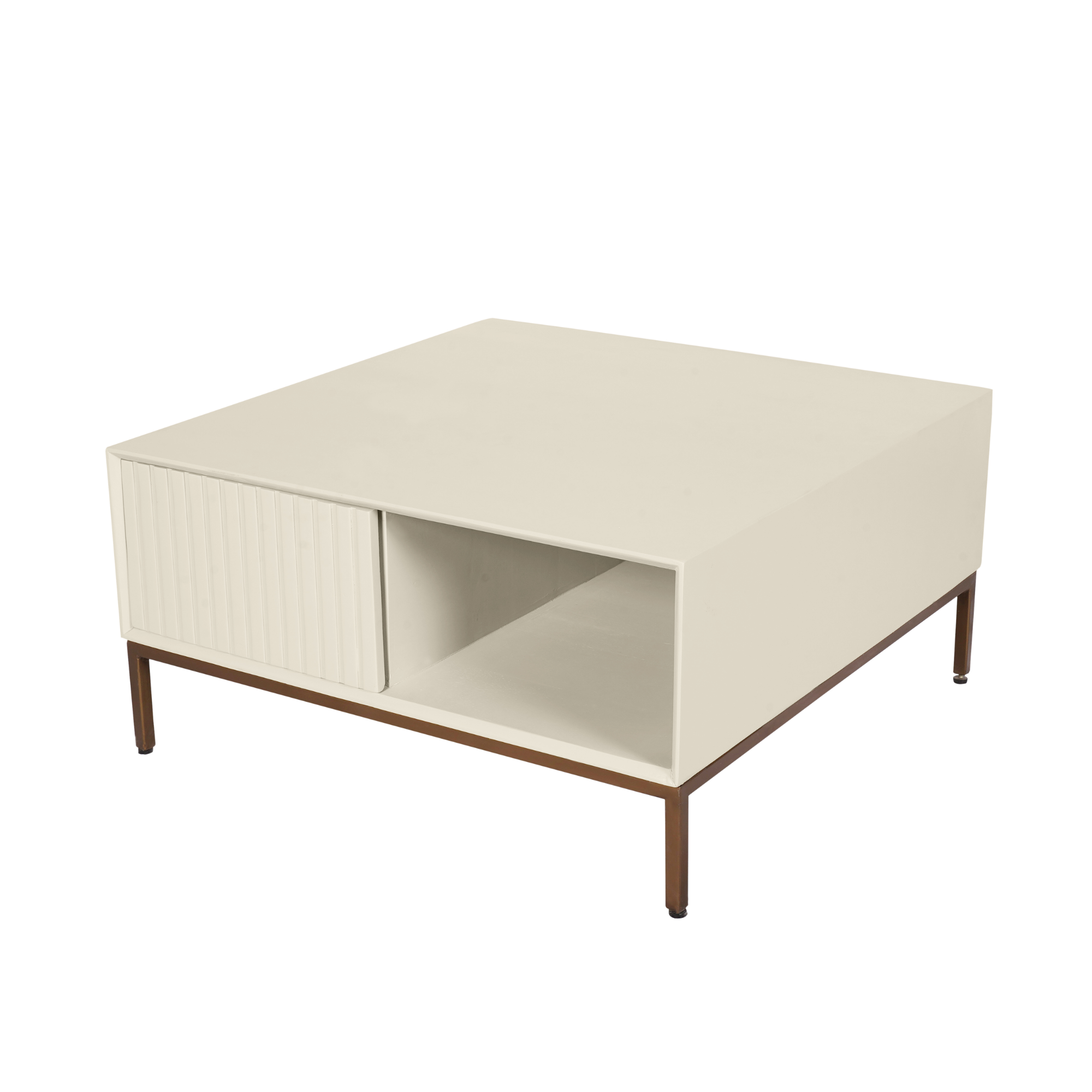 Salontafel Madison Zand | 80 cm | Vierkant - STF