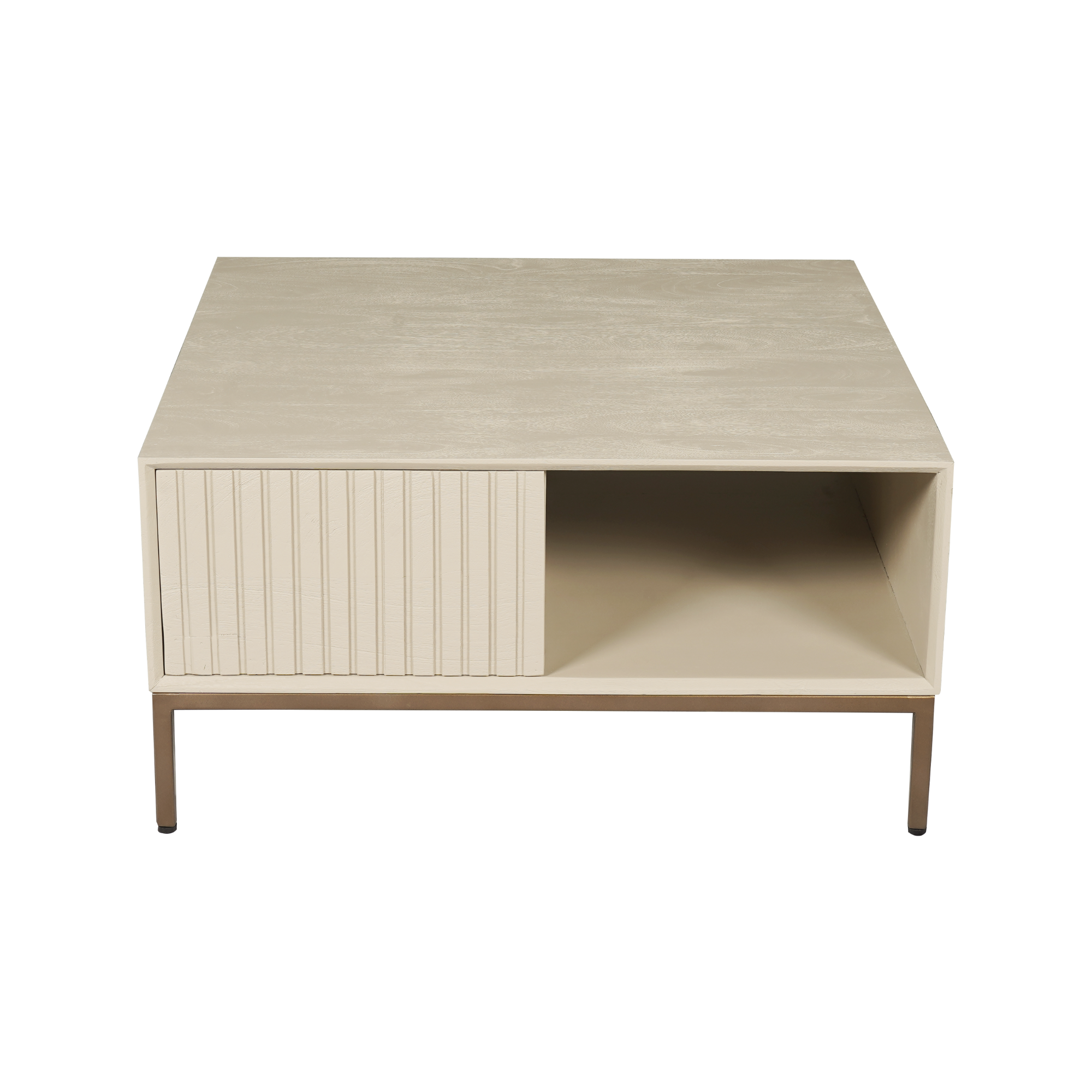 Salontafel Madison Zand | 80 cm | Vierkant - STF