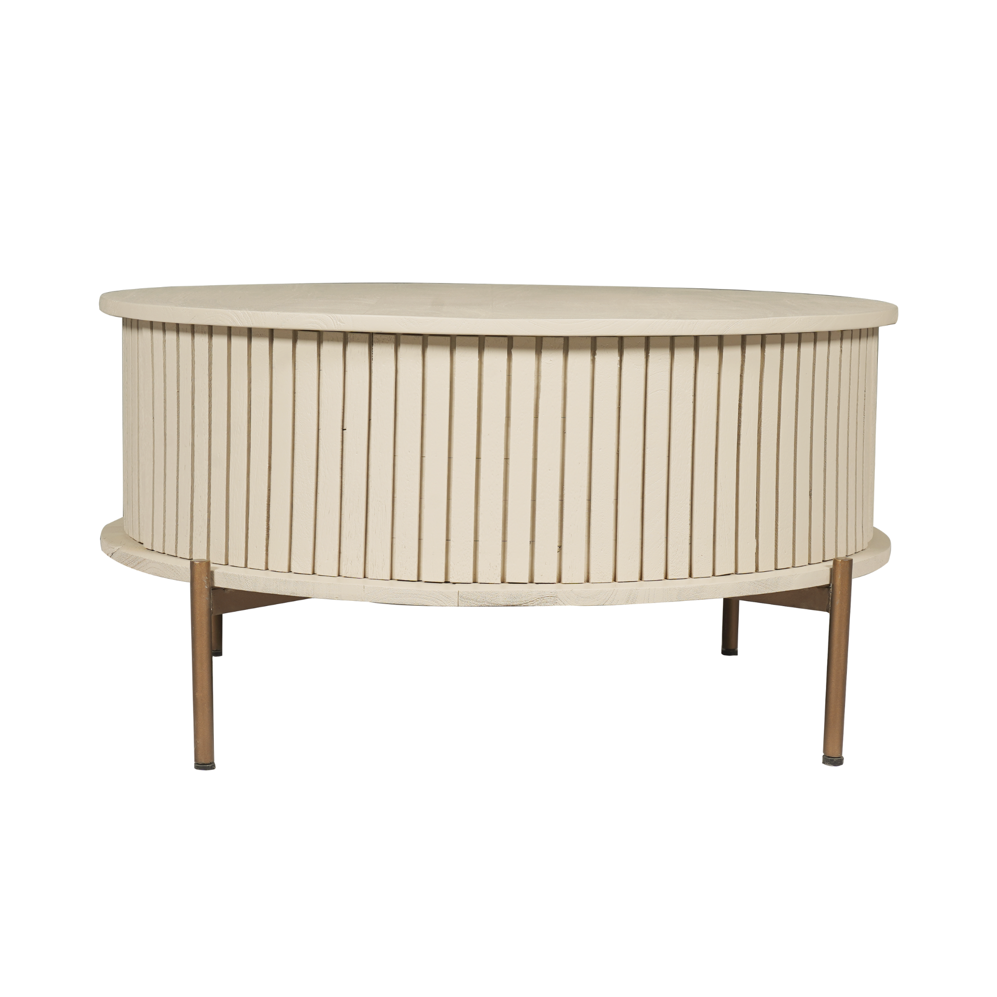 Salontafel Madison Zand | 80 cm | Rond - STF