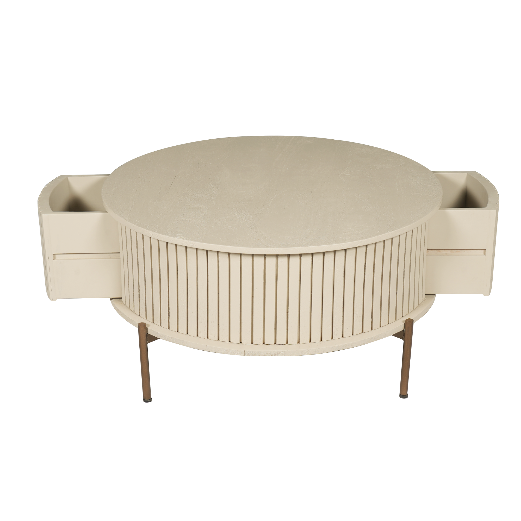 Salontafel Madison Zand | 80 cm | Rond - STF