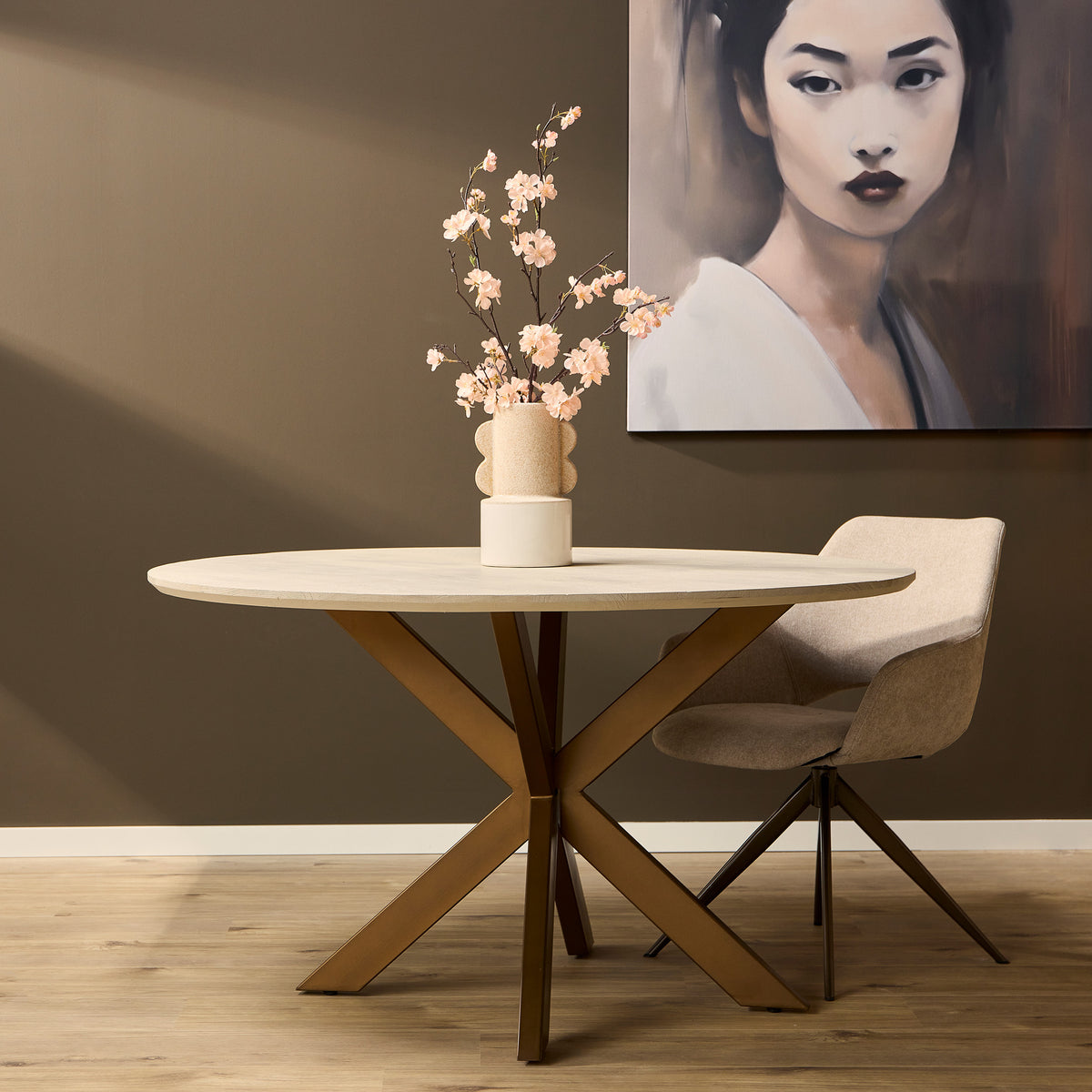 Table à manger Madison Sand | 150 cm - STF