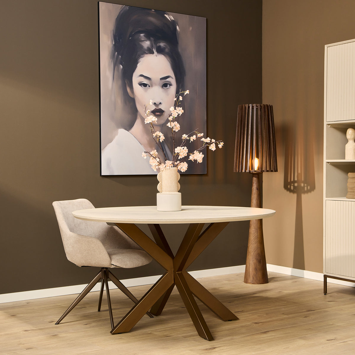Table à manger Madison Sand | 150 cm - STF