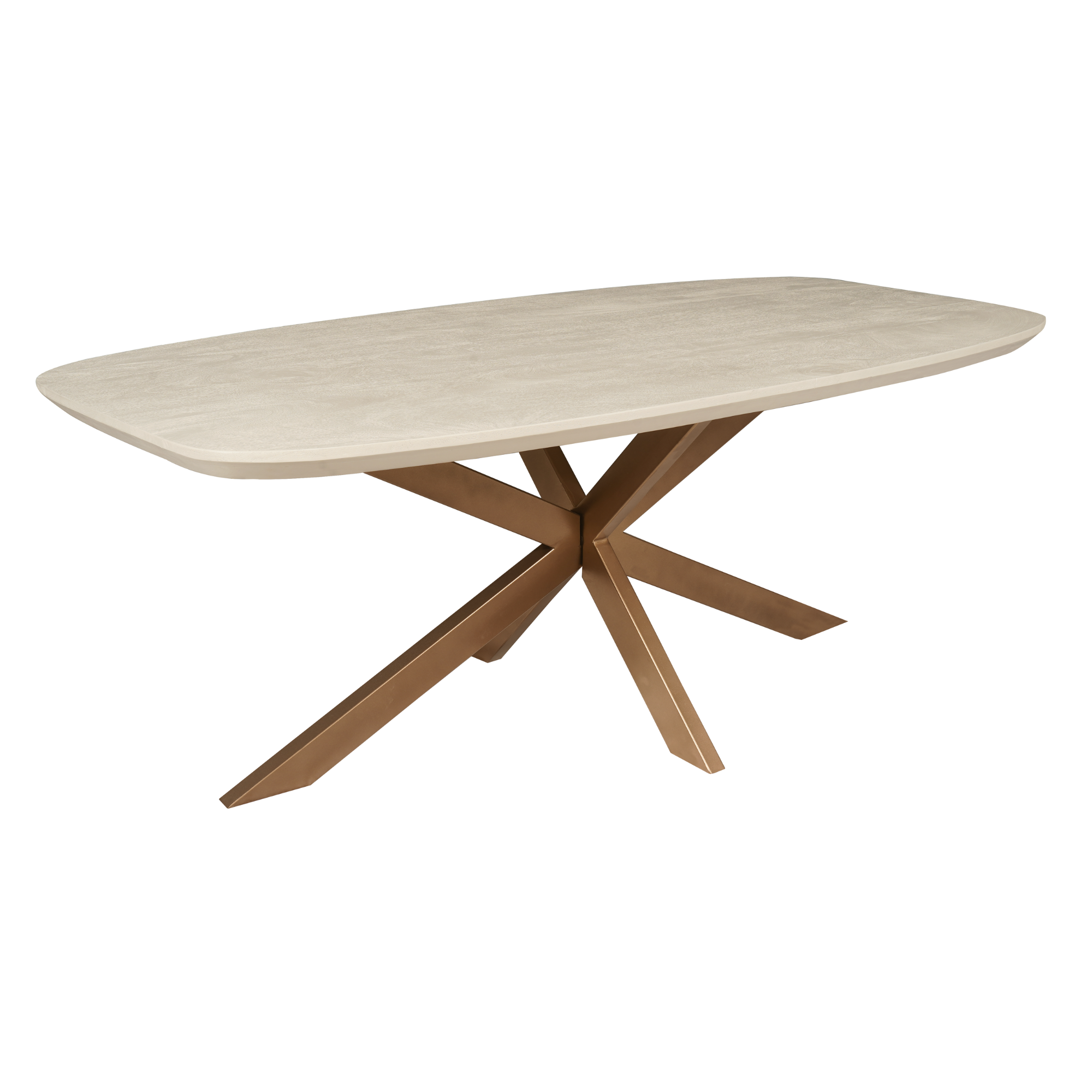 Eettafel Madison Zand | 160 cm | Deens Ovaal - STF