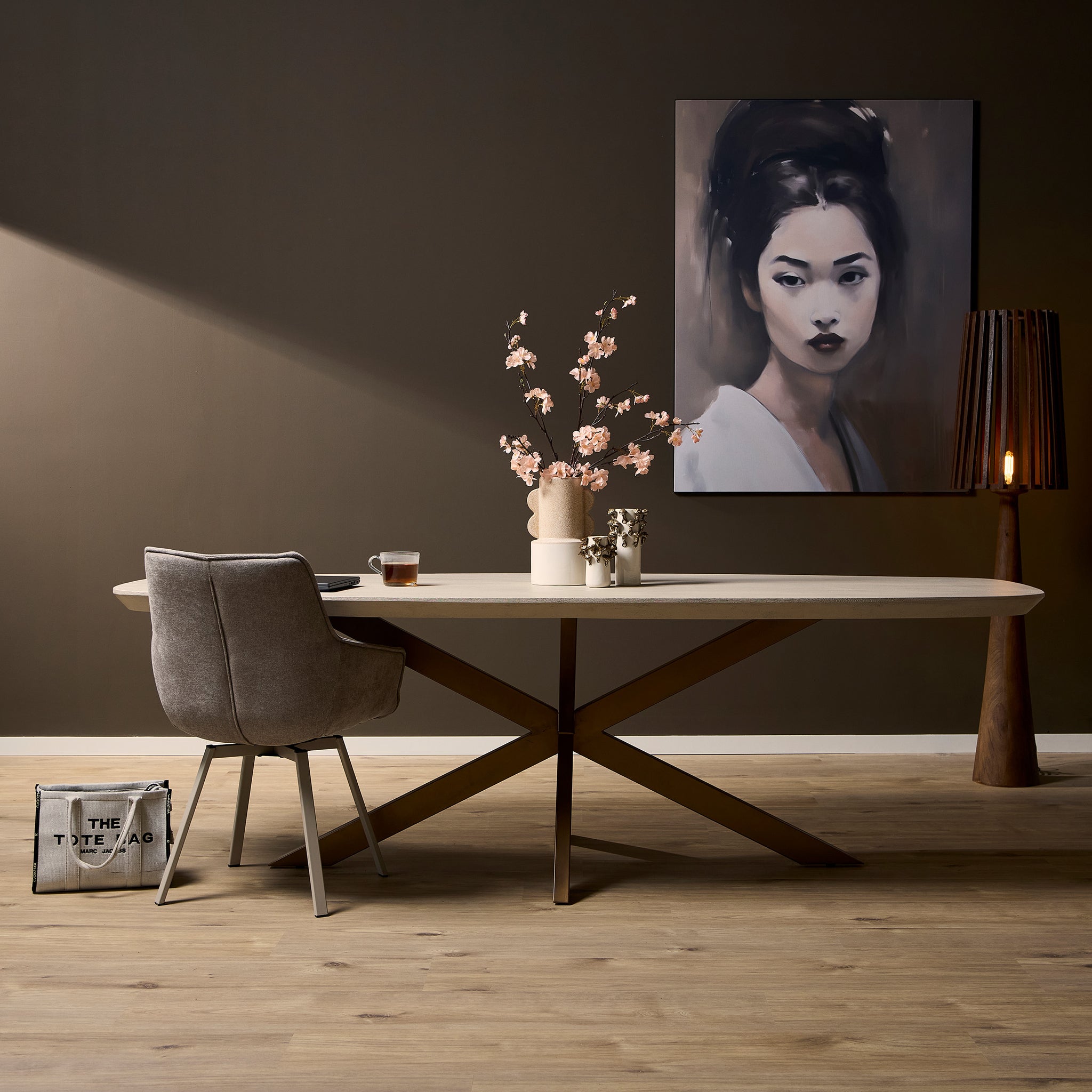 Eettafel Madison Zand | 240 cm | Deens ovaal - STF