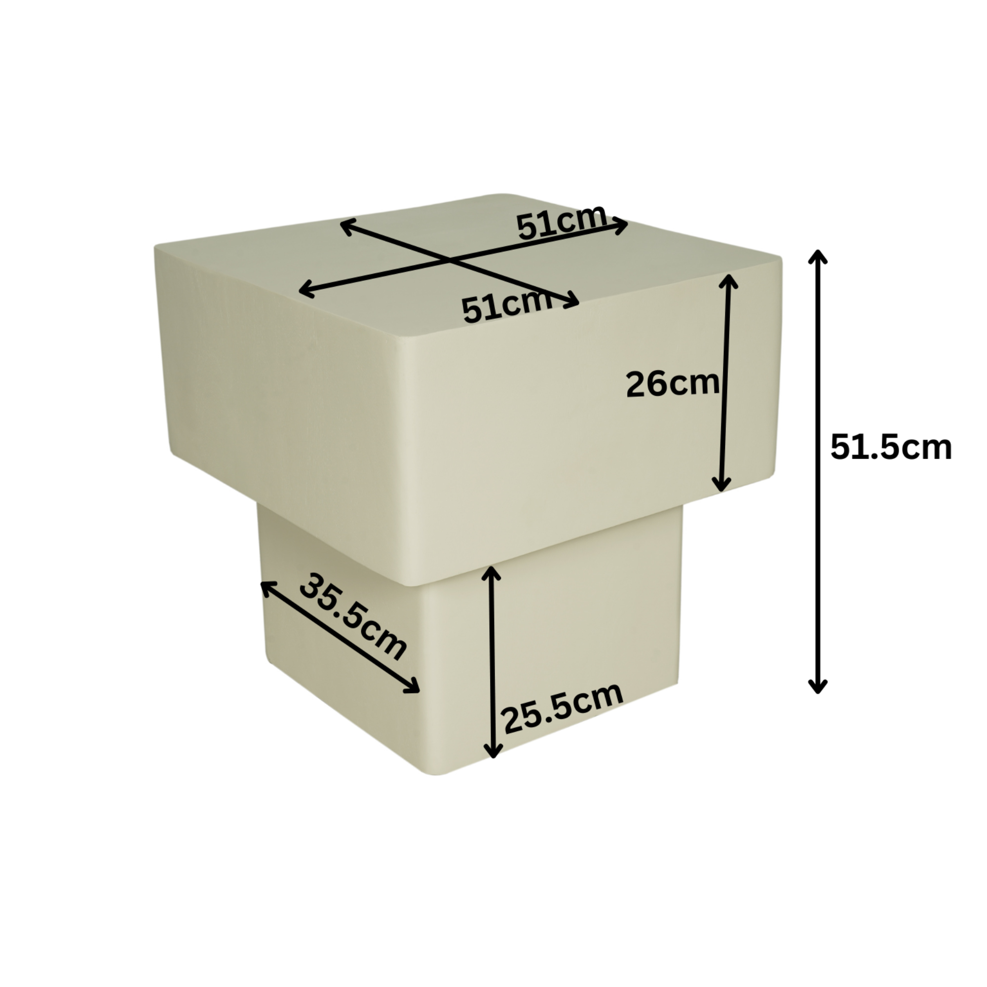 Salontafel Saya | 50 cm - STF