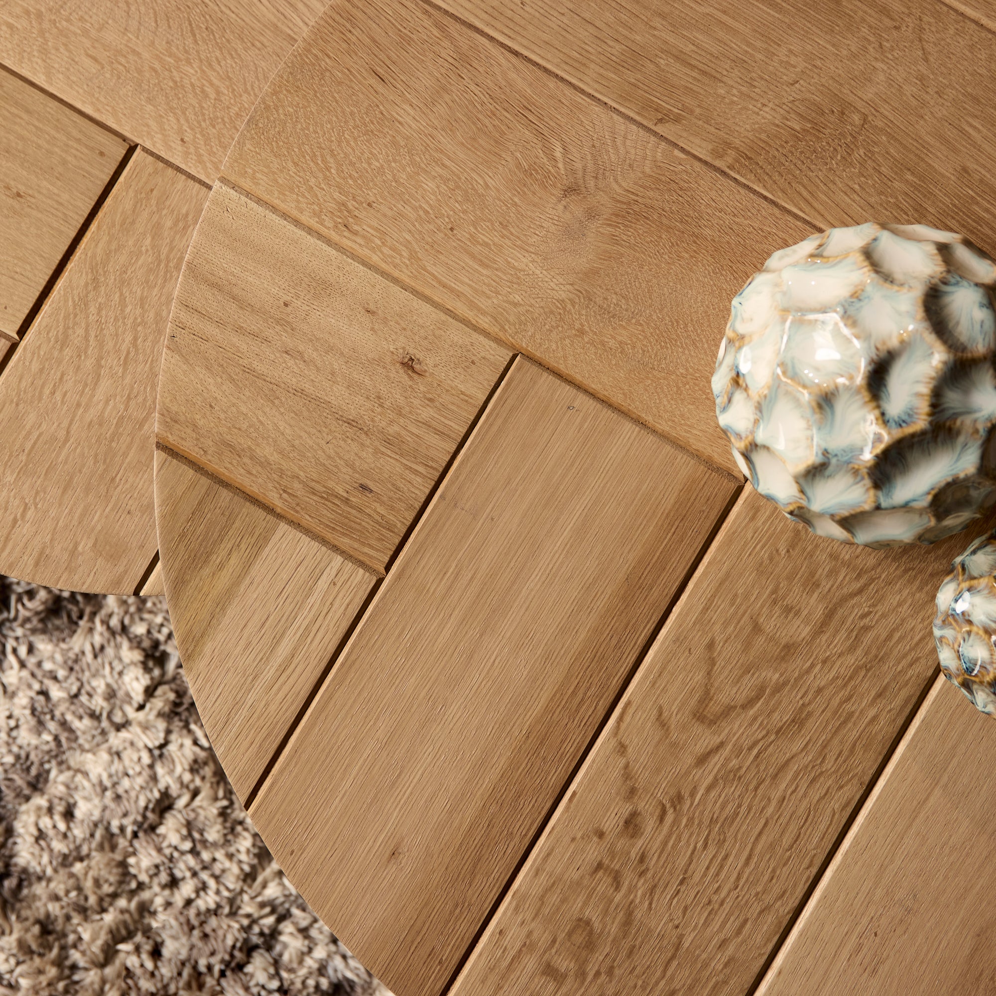 Salontafel Otik Naturel eiken | 70 cm | set van 2 - STF