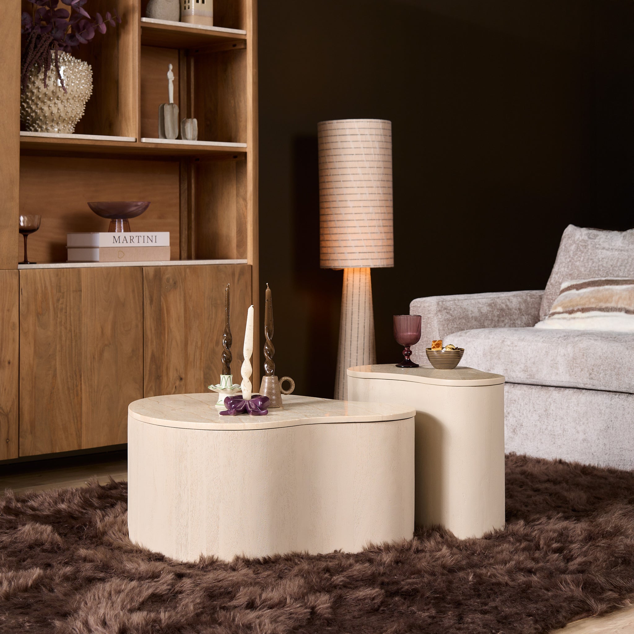 Salontafel Lovi | 77 cm | Zand - STF