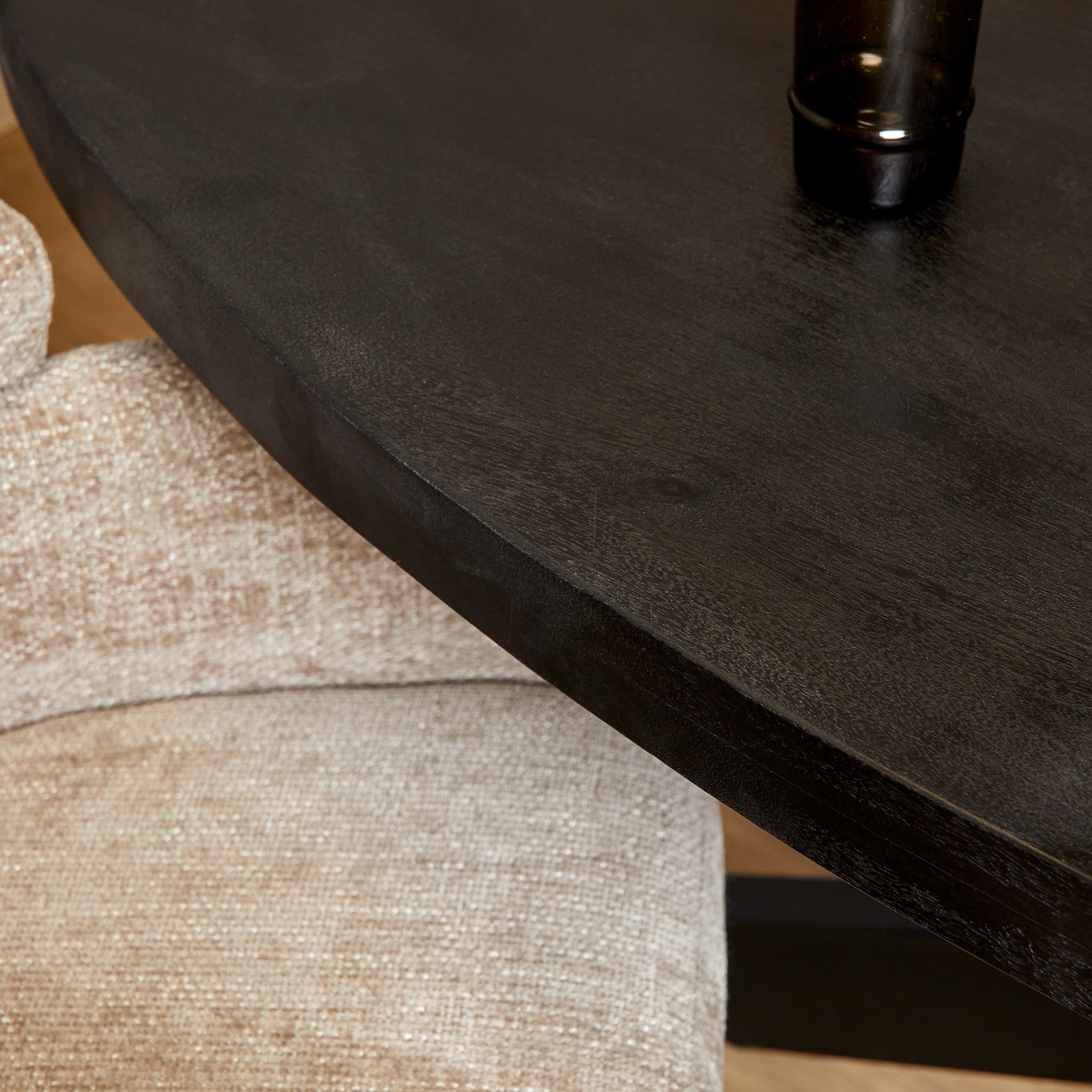 Eettafel Denver Zwart | Ovaal | 180 cm - STF