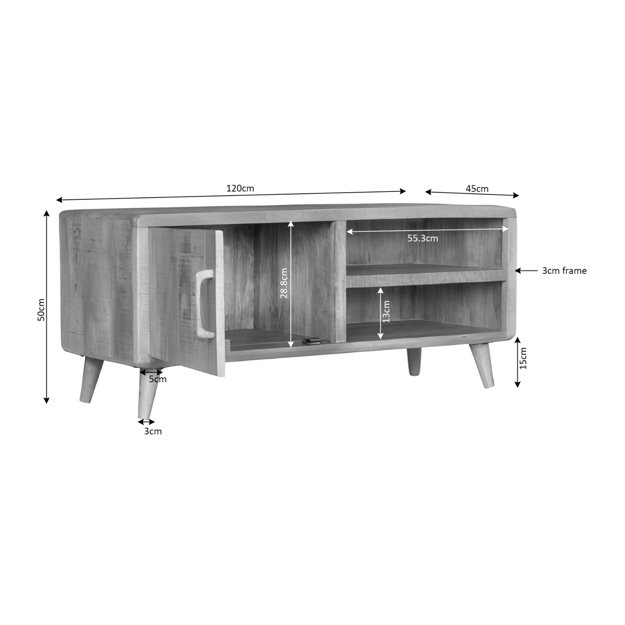 Dressoir Madison bruin | 210 cm - STF