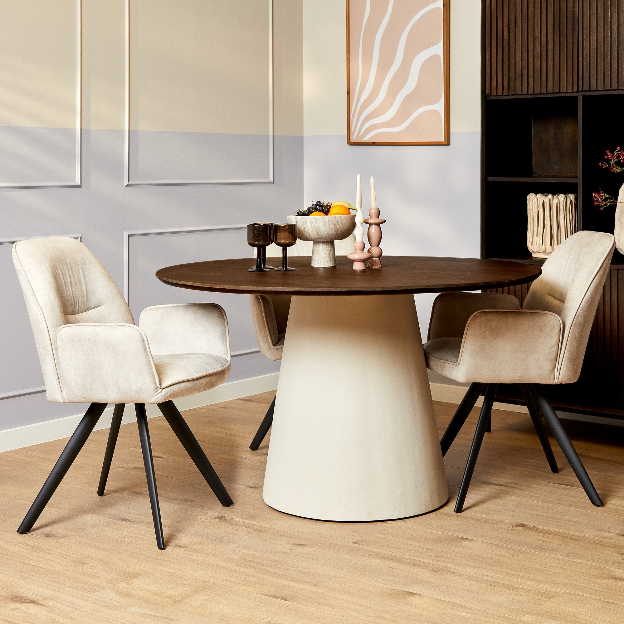 Table à manger Madison Brun | 150 cm - STF