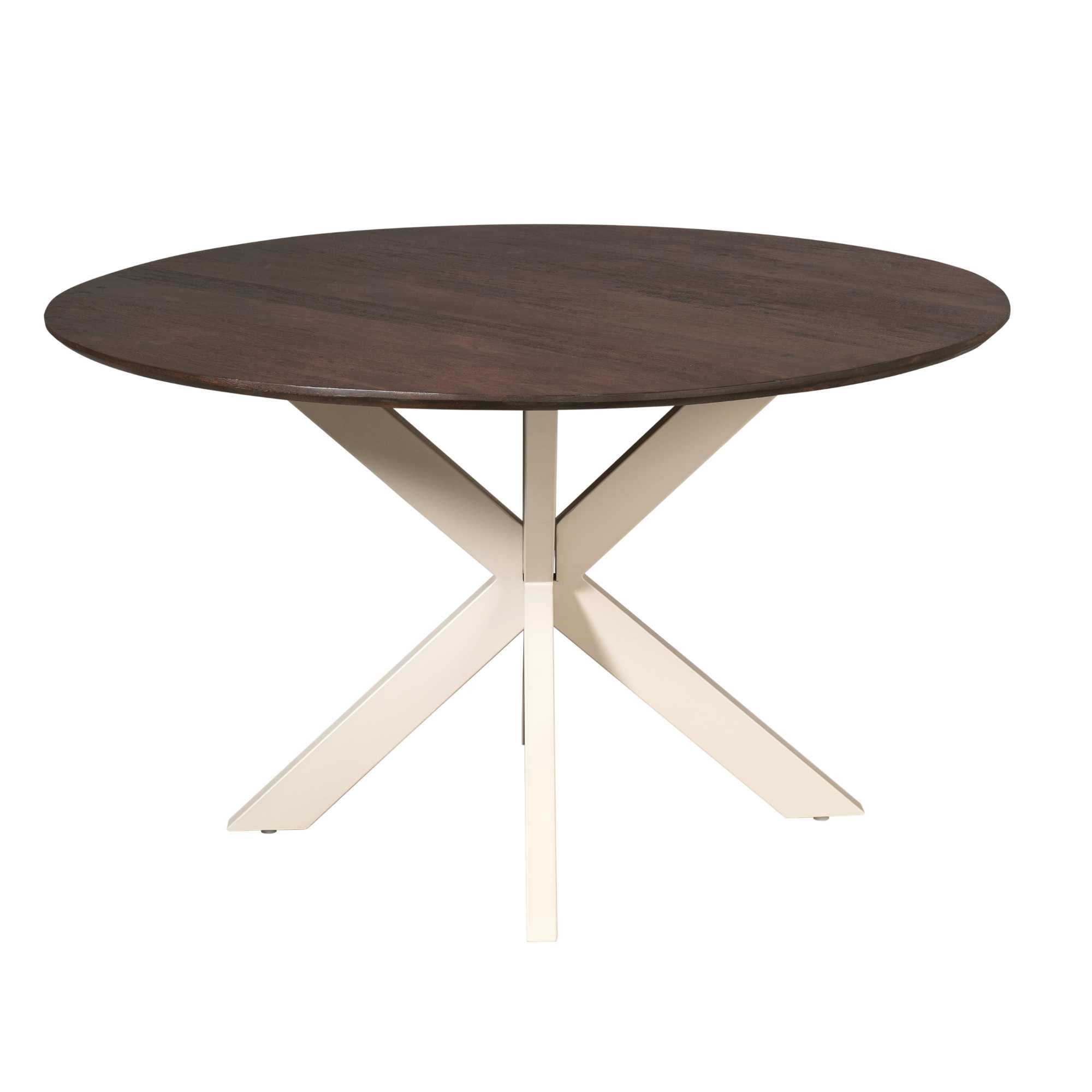 Eettafel Madison Bruin | 150 cm | Poot zandkleurig - STF