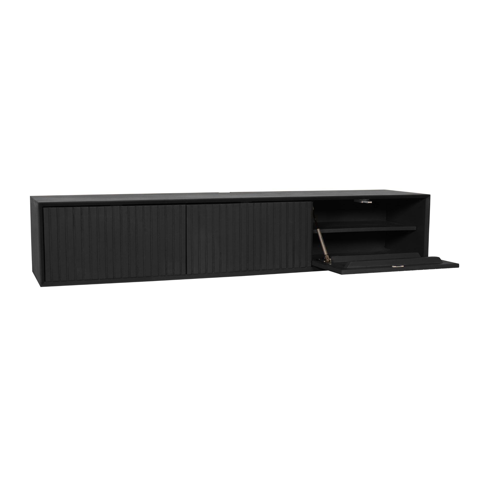 Zwevend tv-meubel Madison Zwart | 160 cm - STF