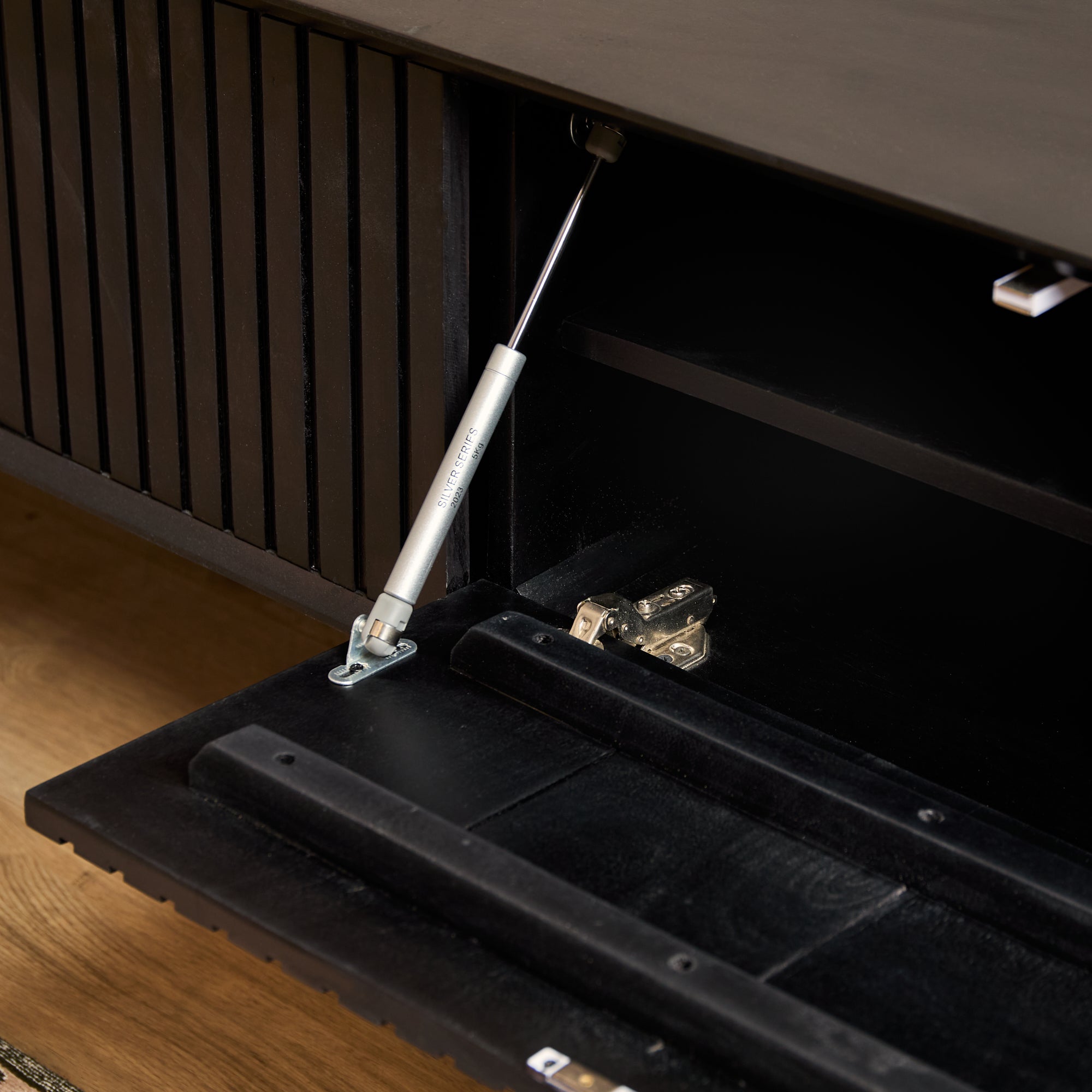 Zwevend tv-meubel Madison Zwart | 200 cm - STF