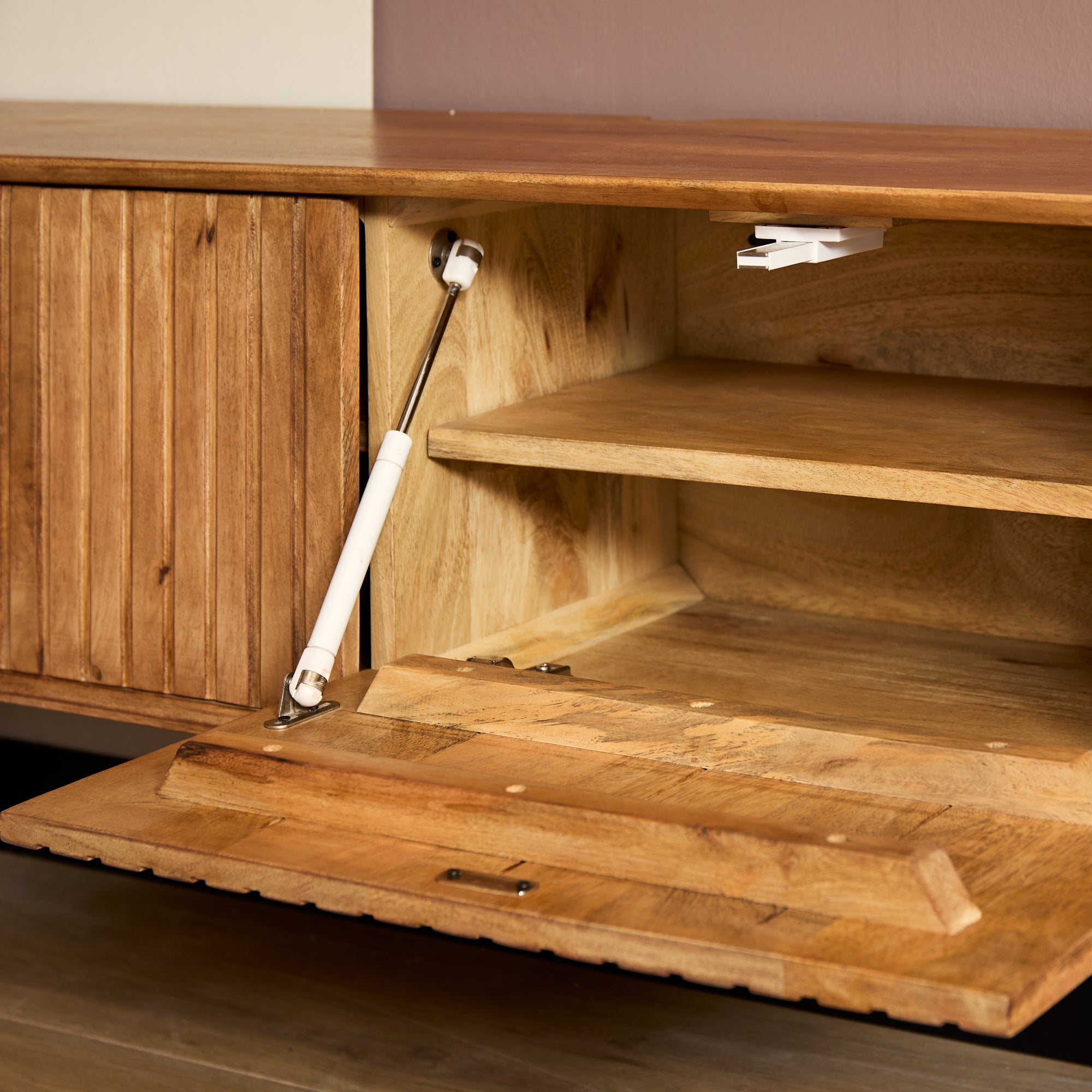 Zwevend tv-meubel Madison Naturel | 120 cm - STF