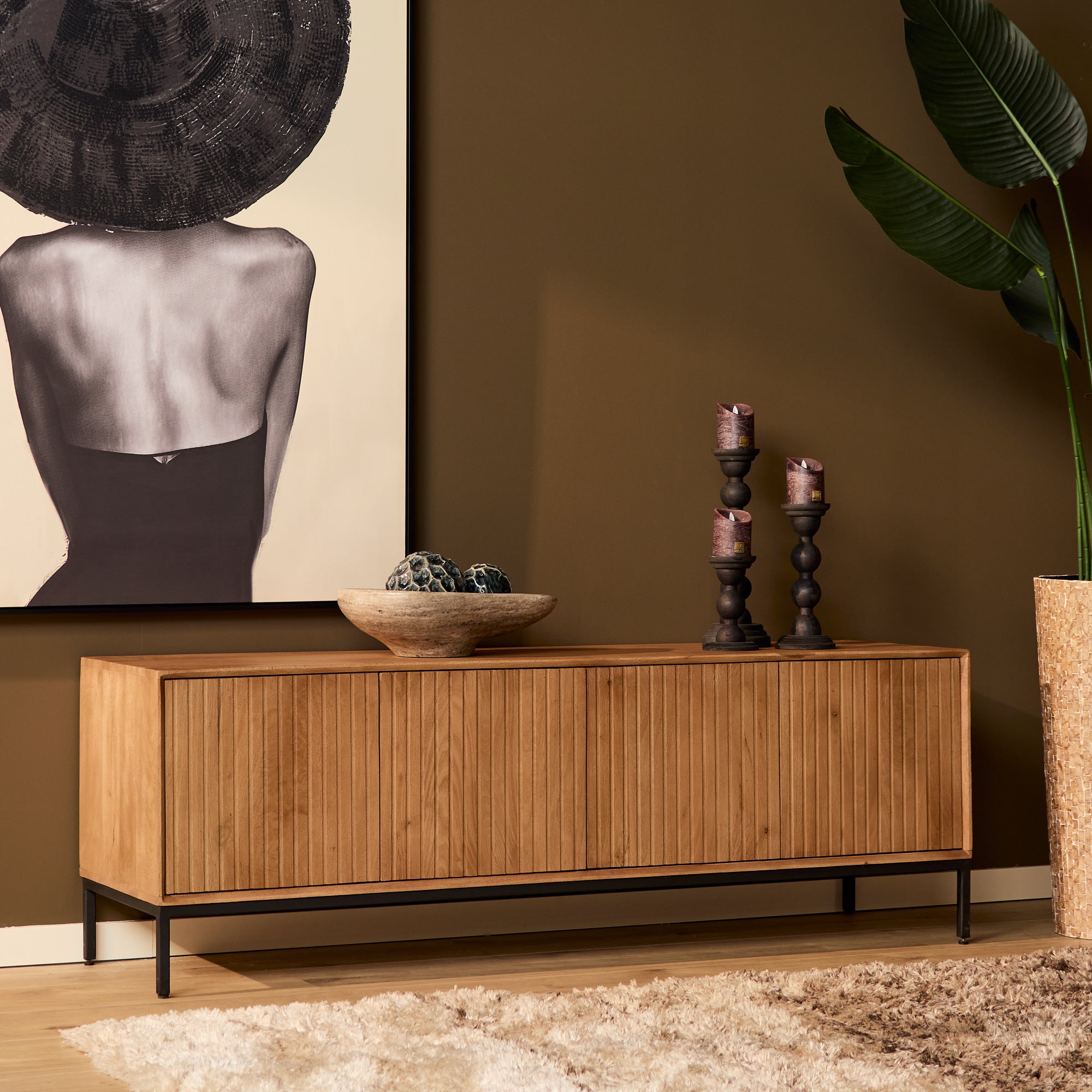 Tv-meubel Madison Natural | 165 cm - STF