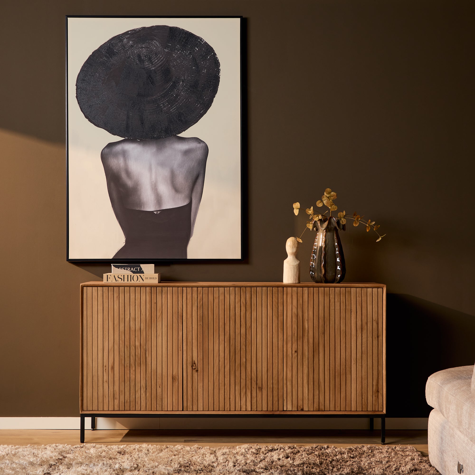 Dressoir Madison Natuurlijk | 165 cm - STF