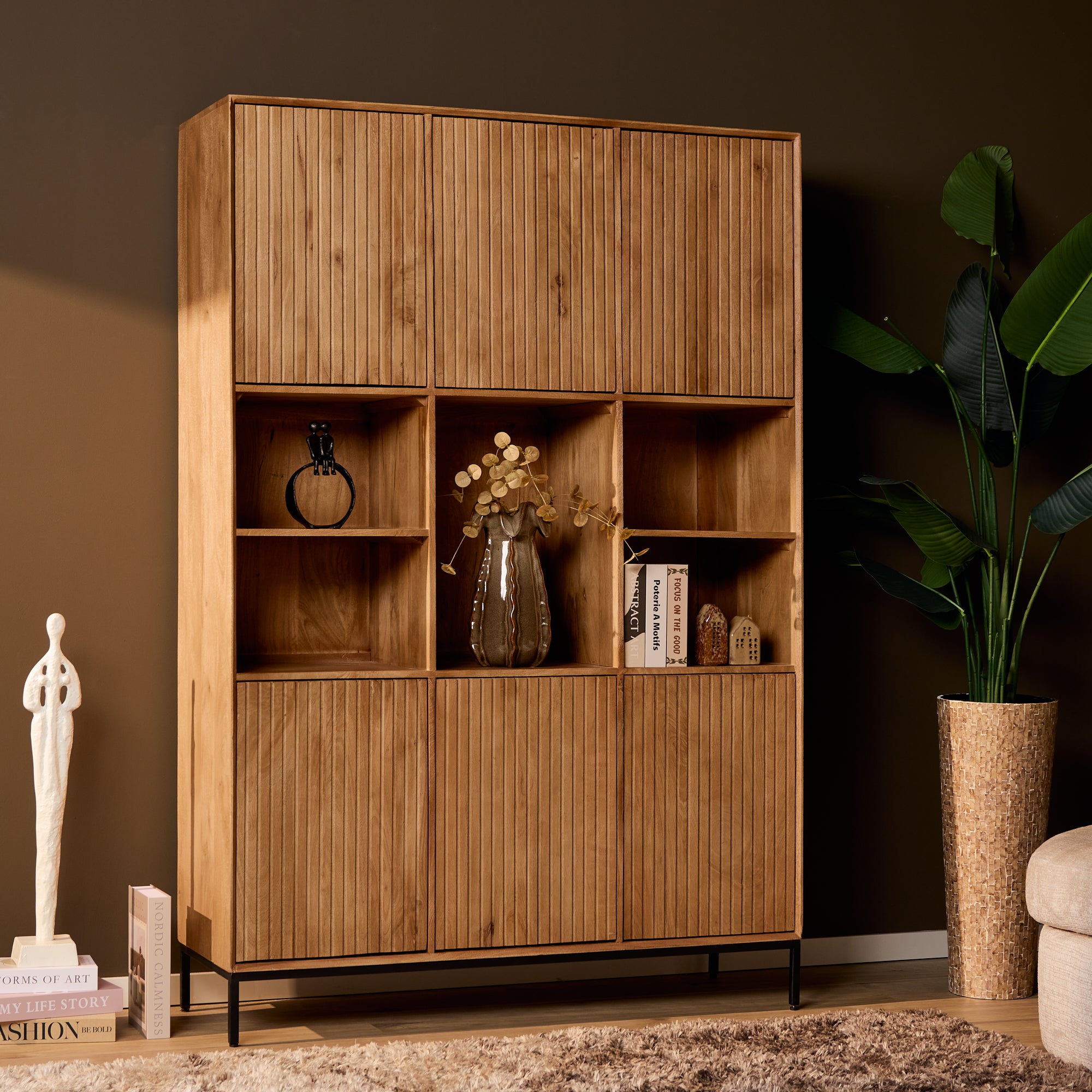 Bergkast Madison XL Natuurlijk | 135 cm - STF