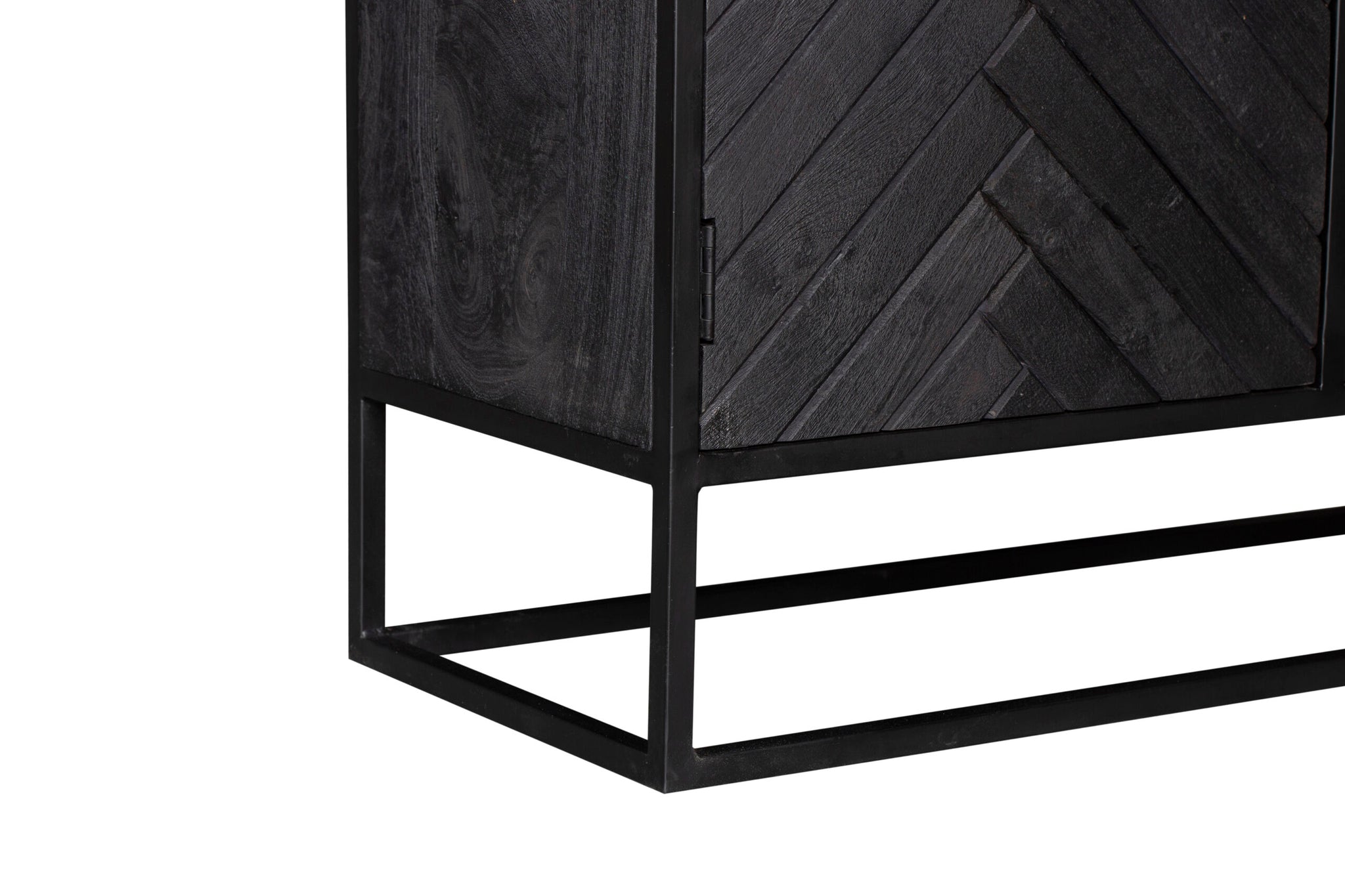 Bergkast New York | Mangohout en staal | 100 cm - STF