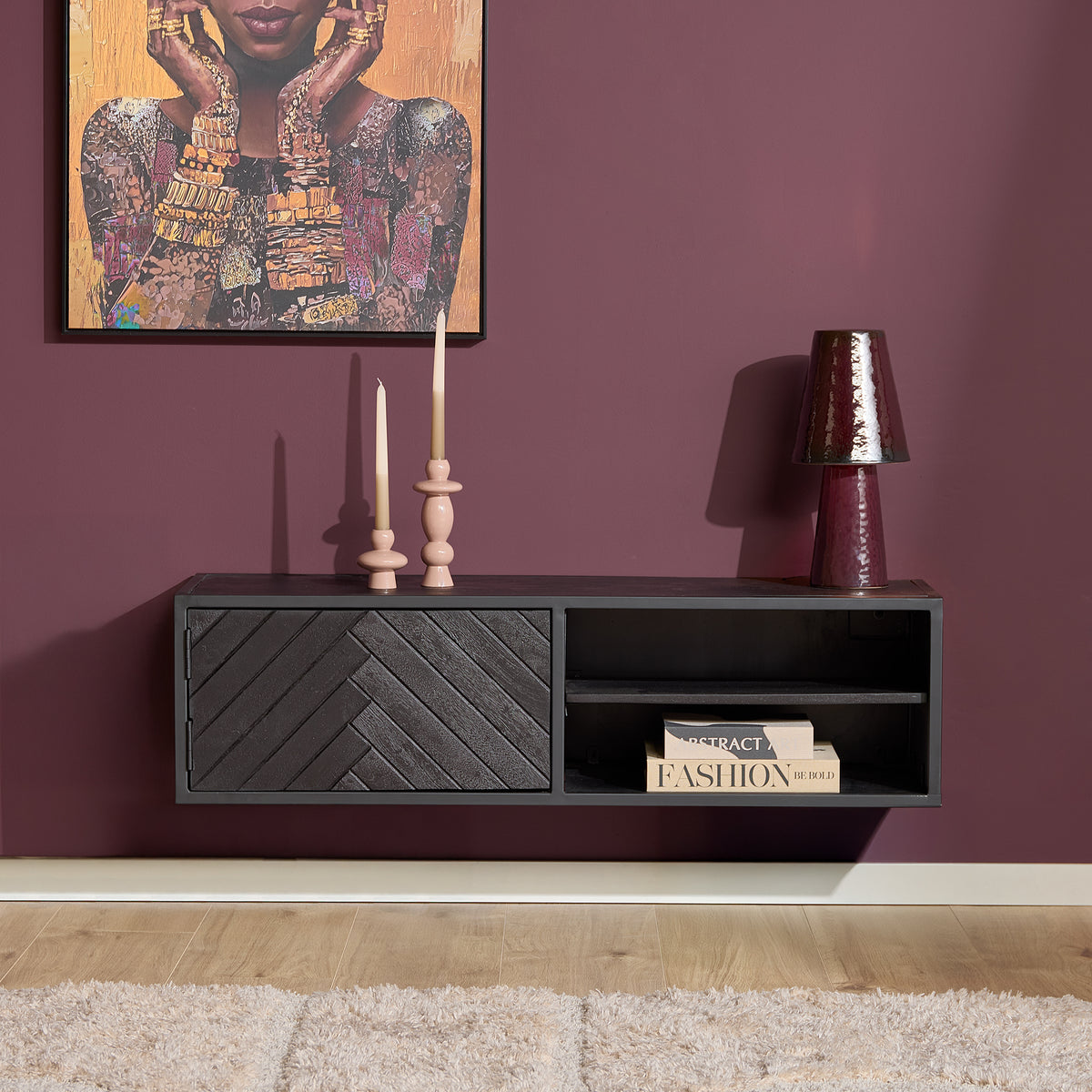 Zwevend tv-meubel New York | 120 cm - STF