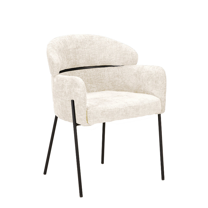 Armstoel Otis | Wit (set van 2)