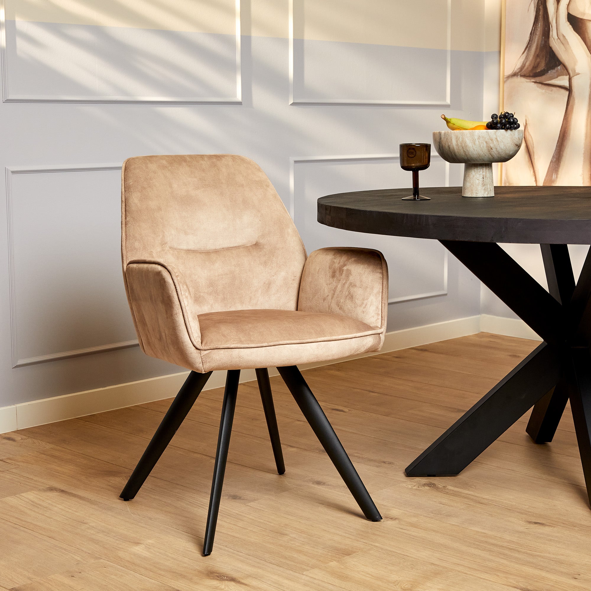 Fauteuil Nova Beige - STF