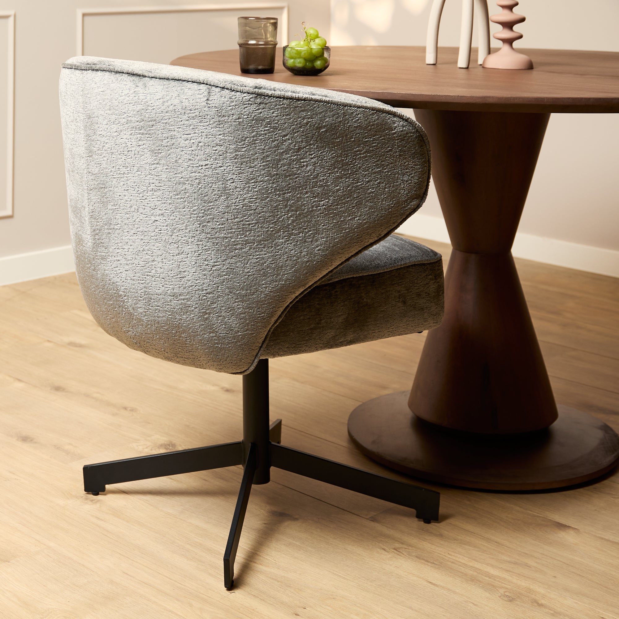 Armstoel Persie | Grijs - set van 2 - STF