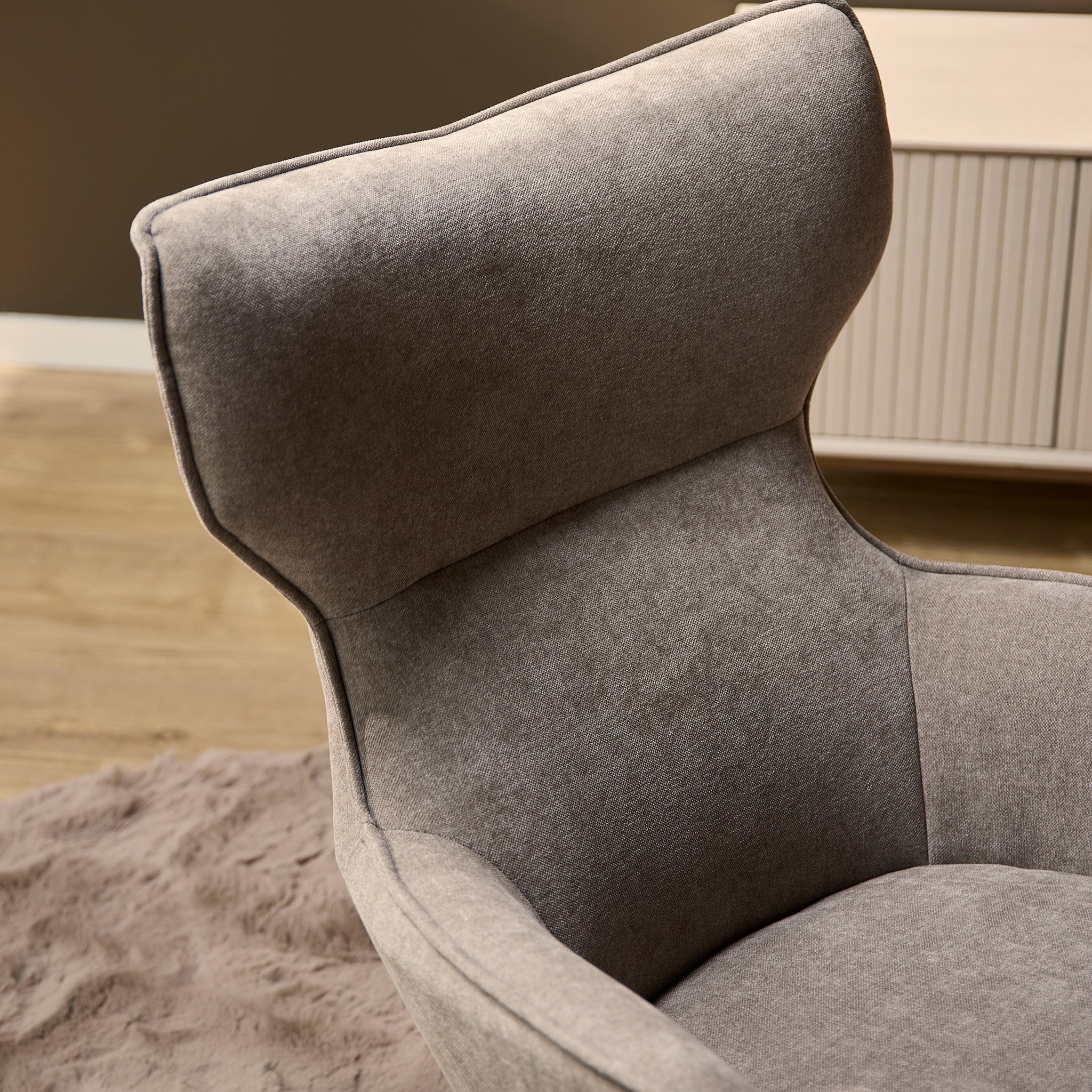 Fauteuil Julia | Taupe - STF