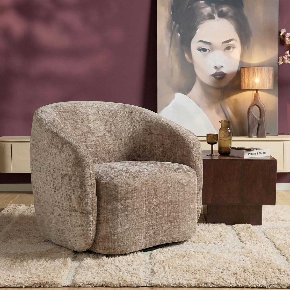 Fauteuil Yara | Argile - STF