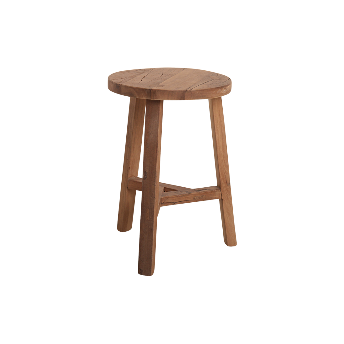 houten kruk / bijzettafel Farmwood - RAW