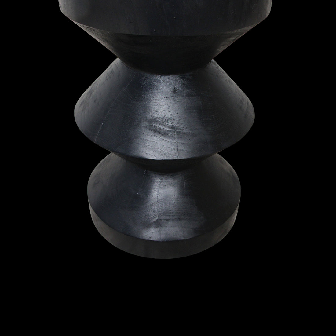 Bijzettafel Rizo teak zwart - RAW