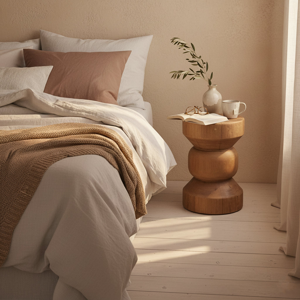 Bijzettafel Ritari teak naturel - RAW